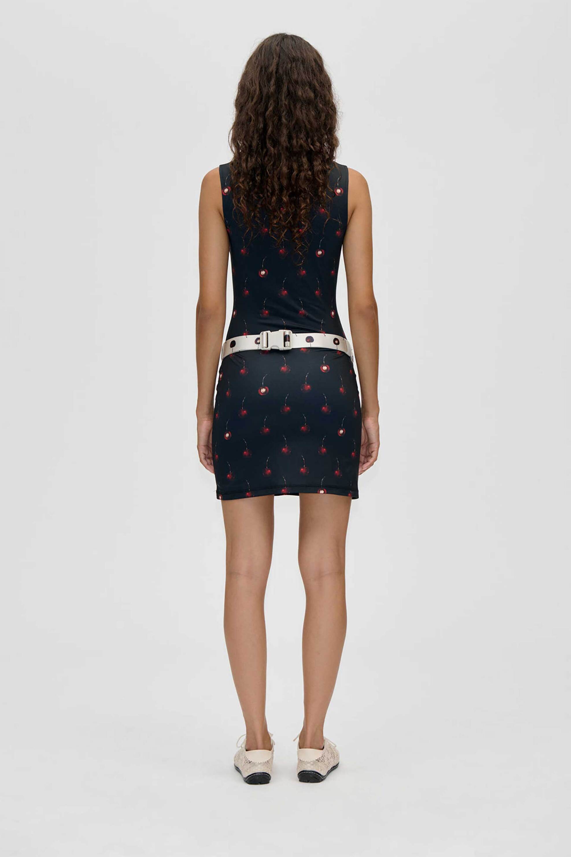 STINE GOYA Stine Goya γυναικείο mini φόρεμα "Keyhole Cherries" - SG-SS26-D232-2244 Μπλε - 2