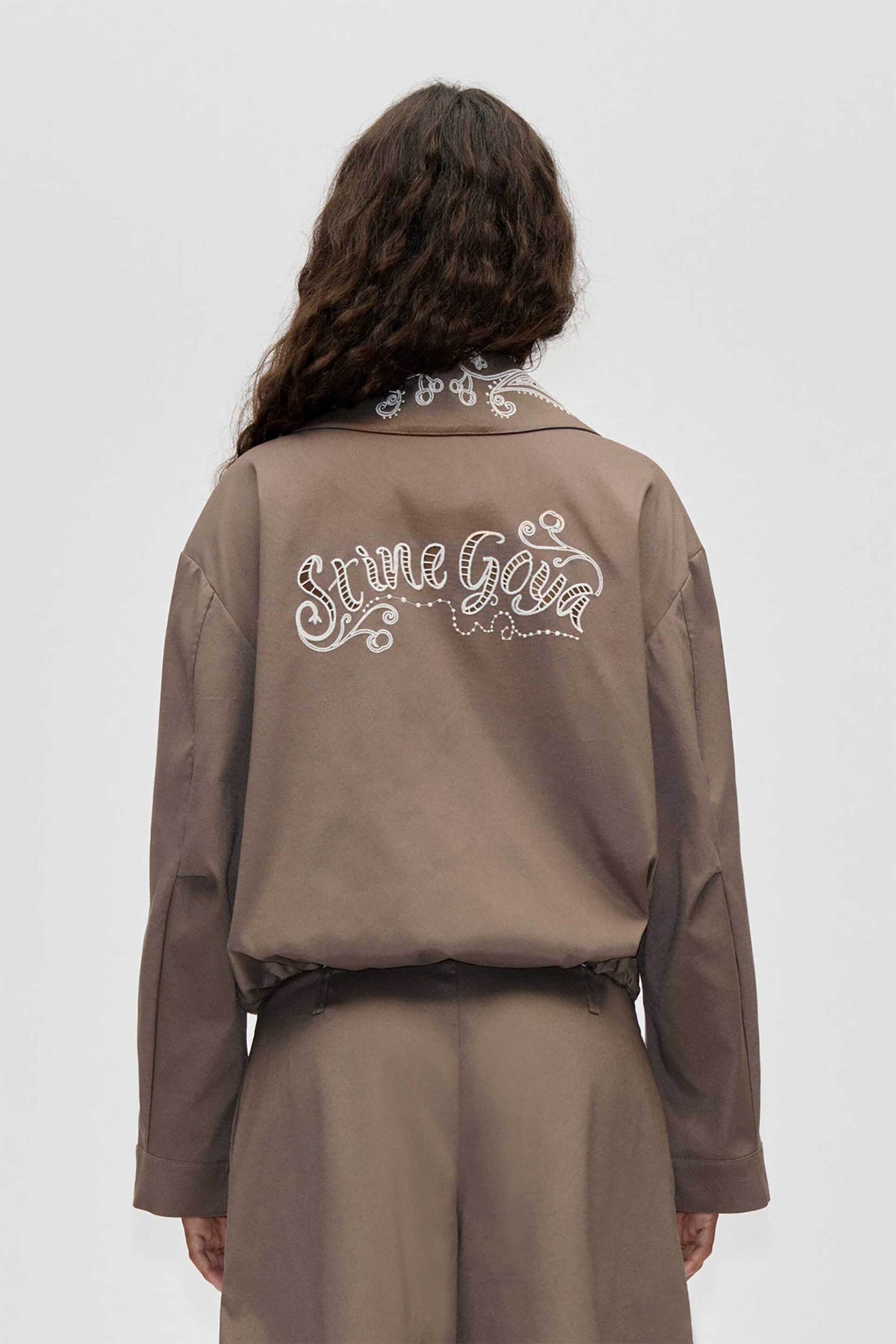 Stine Goya γυναικείο bomber jacket - SG-SS26-J070-2492 Μπεζ