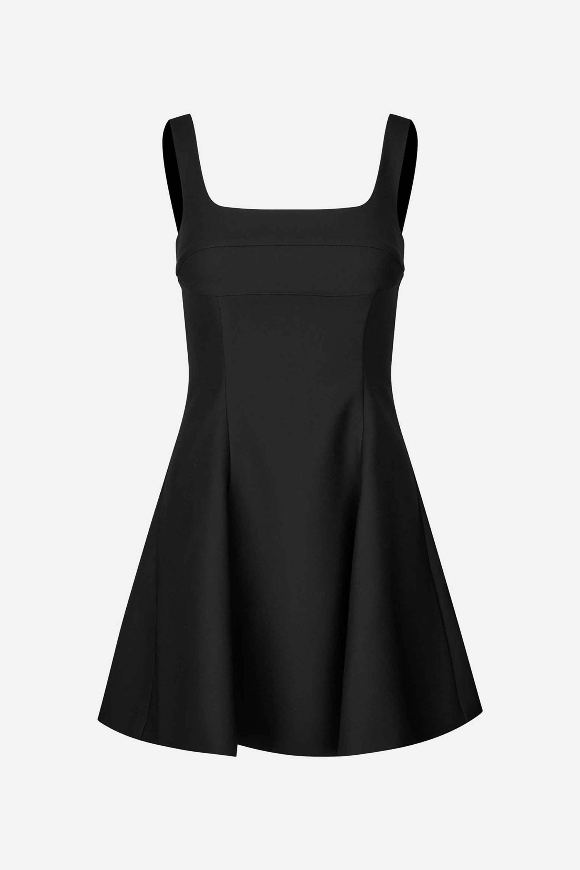 STINE GOYA Stine Goya γυναικείο mini φόρεμα μονόχρωμο - SG-PF26-D292-2330 Μαύρο - 3