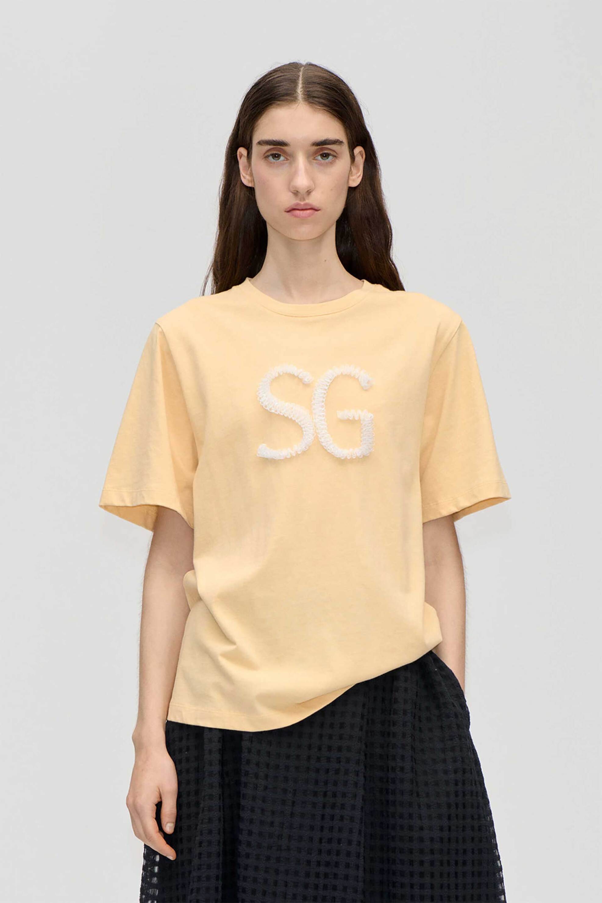 Stine Goya γυναικείο T-shirt με κεντημένο λογότυπο 