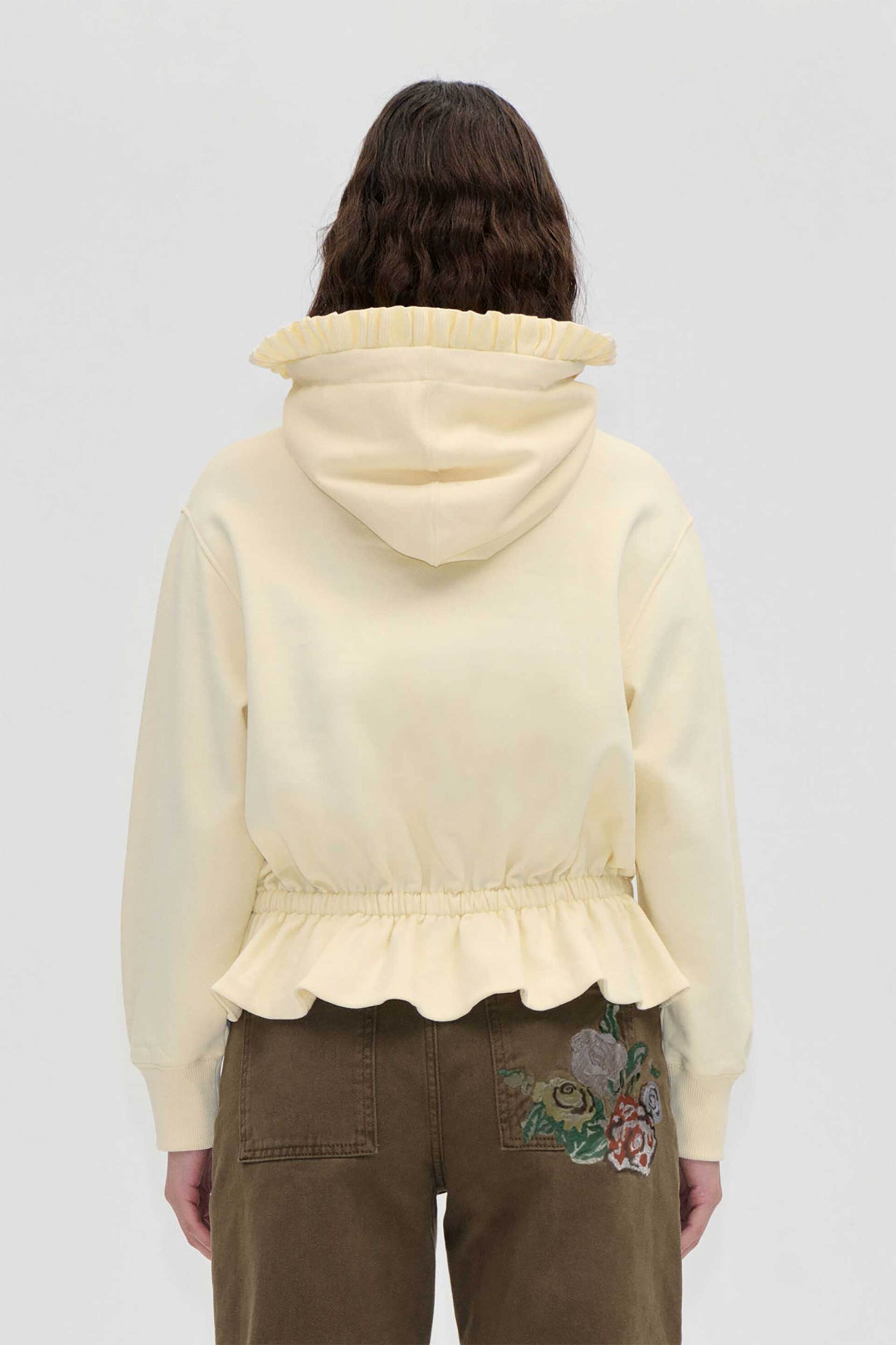 Stine Goya γυναικεία μπλούζα φούτερ με κουκούλα - SG-AW26-T271-2430 Εκρού