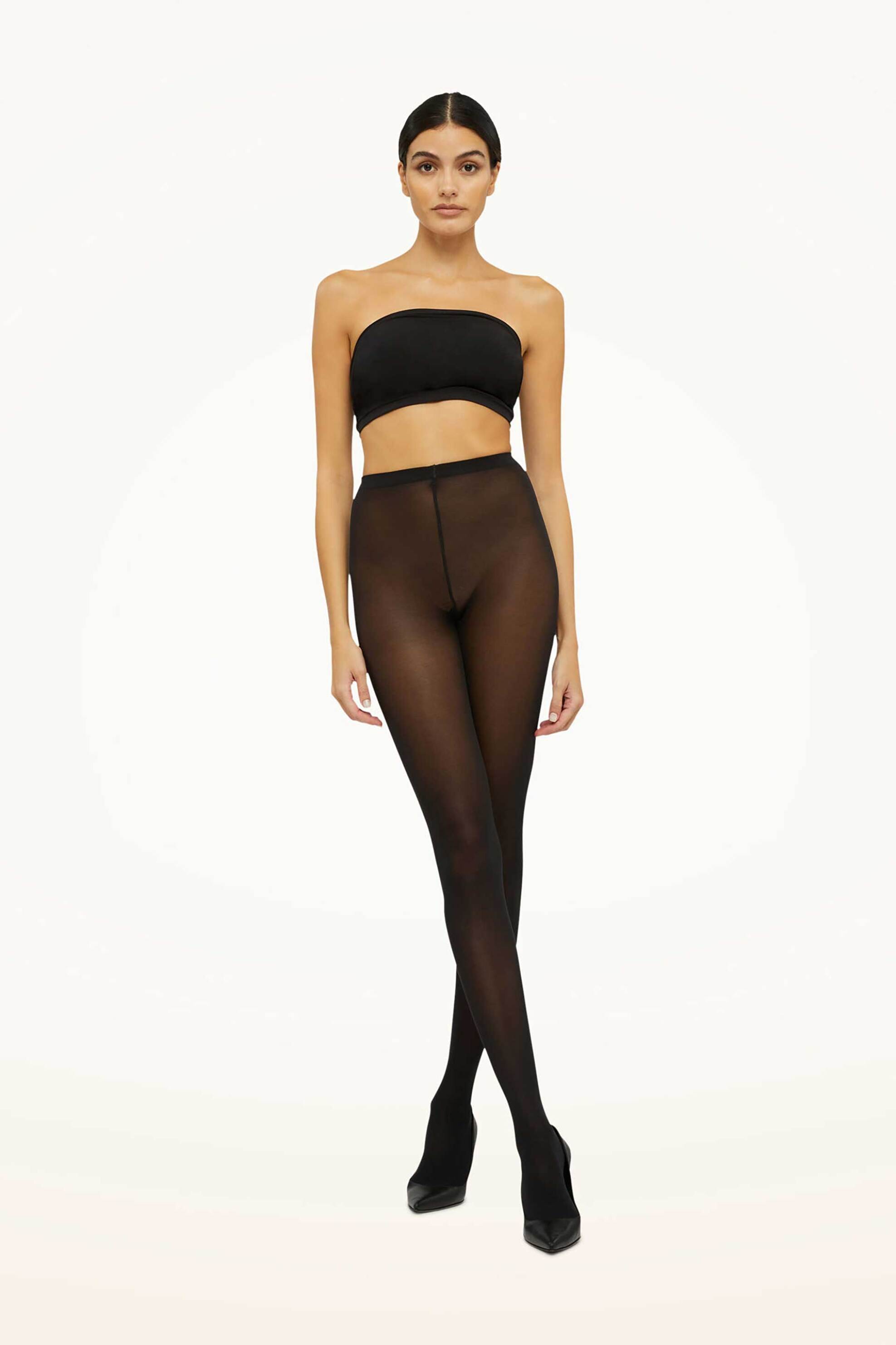  Wolford γυναικείο καλσόν μονόχρωμο με ματ τελείωμα - 10687 Μαύρο 2025