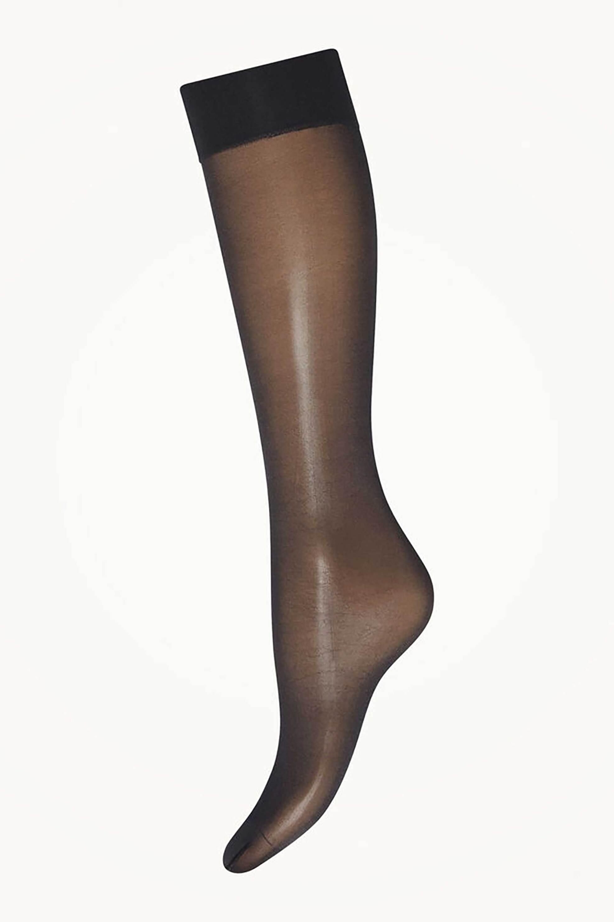 Wolford γυναικείες κάλτσες μέχρι το γόνατο μονόχρωμες - 31206 Μαύρο φωτογραφία