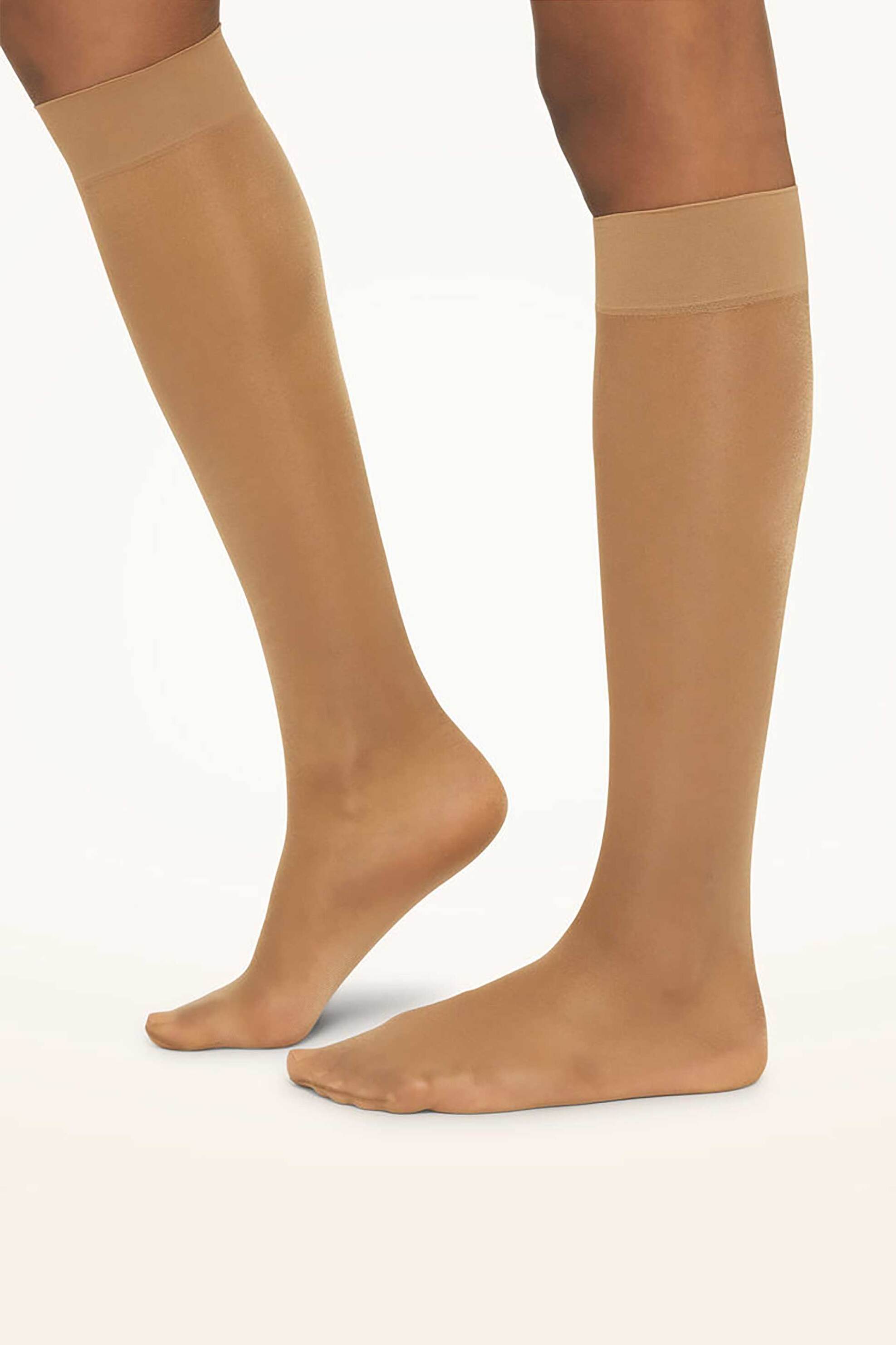 WOLFORD Wolford γυναικείες κάλτσες μέχρι το γόνατο μονόχρωμες - 31206 Μπεζ