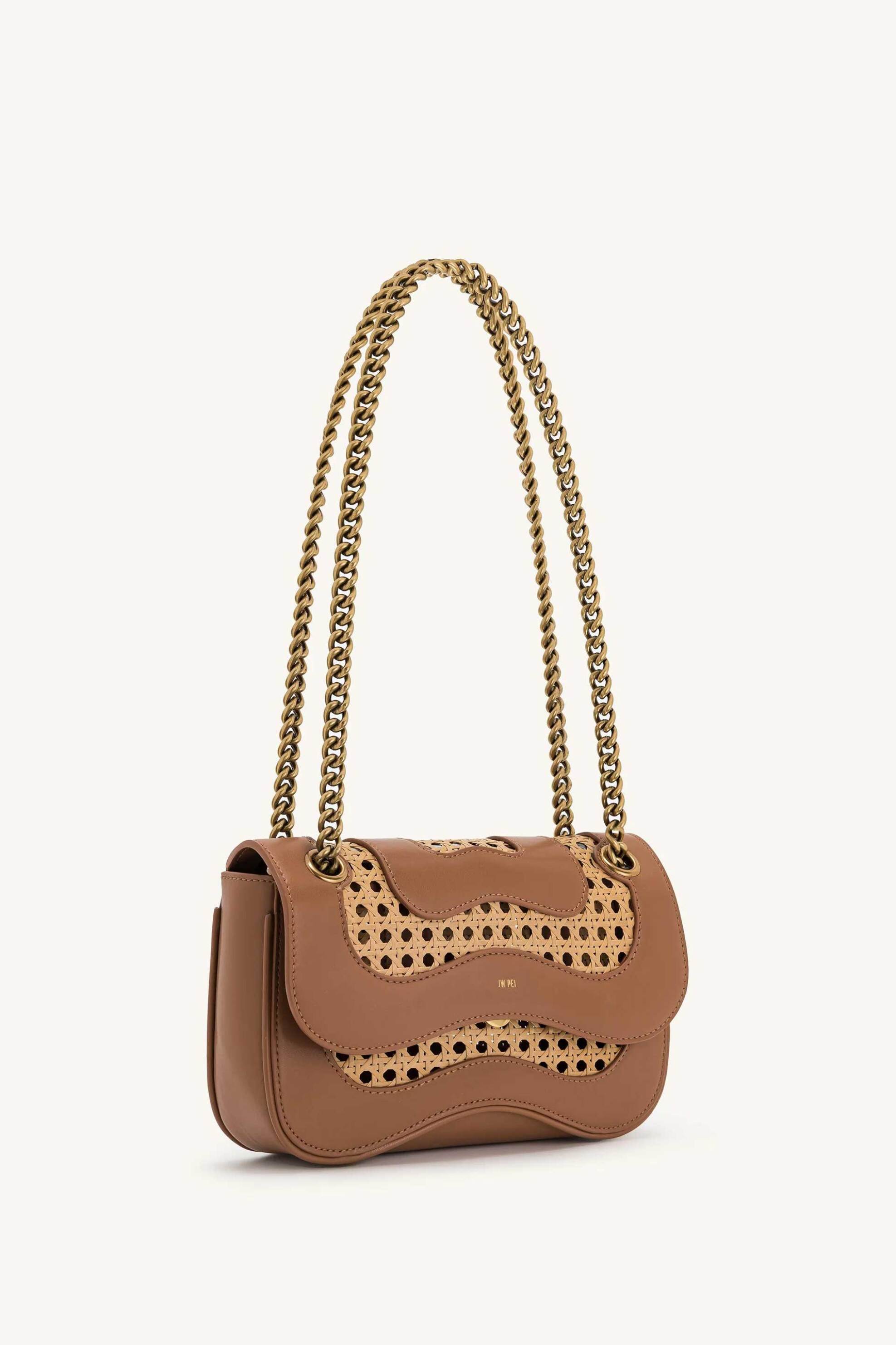 JW PEI γυναικεία τσάντα crossbody "Tina" - 1C79-32 Καφέ Ανοιχτό φωτογραφία
