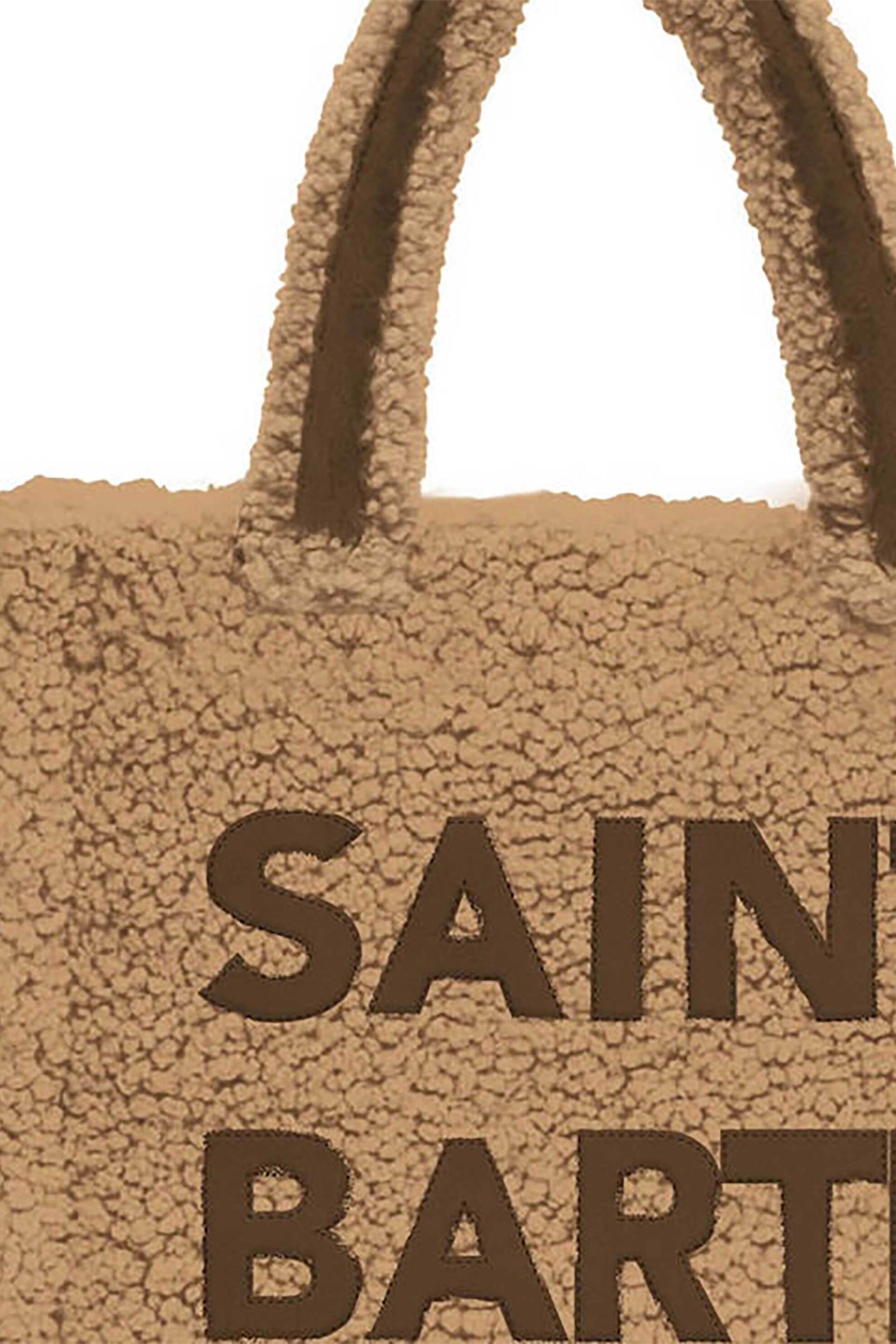 MC2 SAINT BARTH MC2 Saint Barth γυναικεία τσάντα χειρός faux fur "Colette Teddy" - COL0032-01478I Καφέ - 2