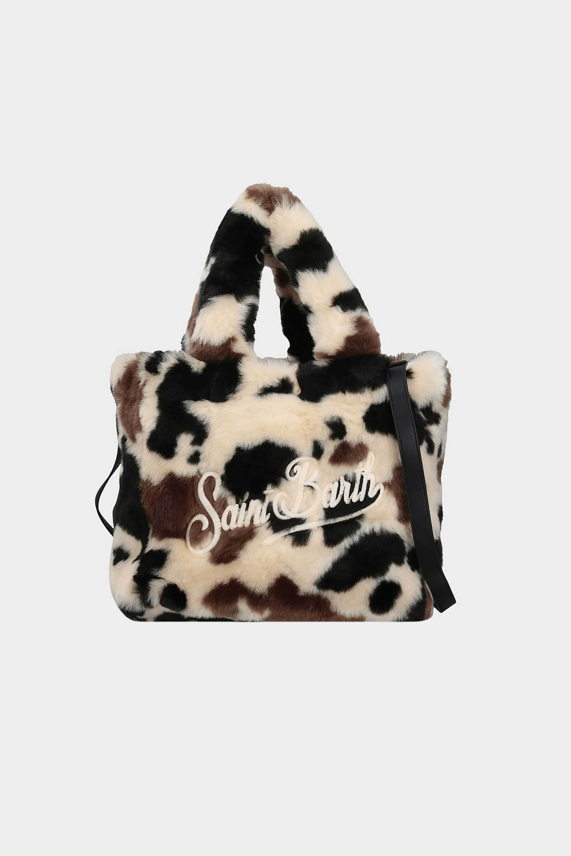 MC2 Saint Barth γυναικεία τσάντα χειρός faux fur "Colette Teddy" - COL0033-00240I Εκρού