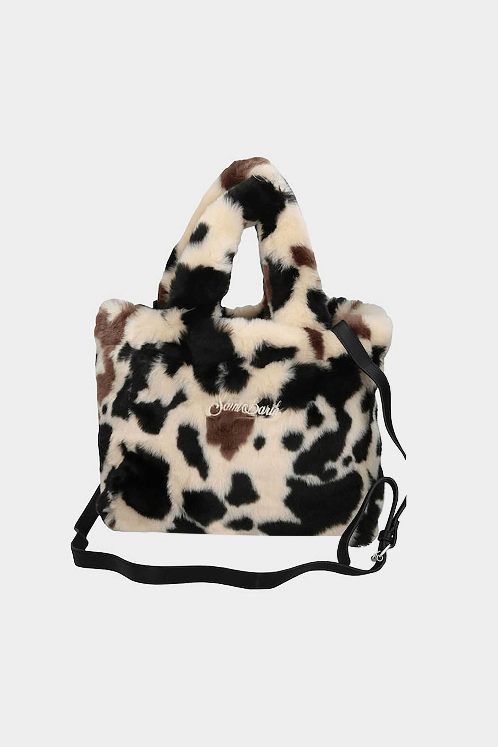 MC2 SAINT BARTH MC2 Saint Barth γυναικεία τσάντα χειρός faux fur "Colette Teddy" - COL0033-00240I Εκρού - 3