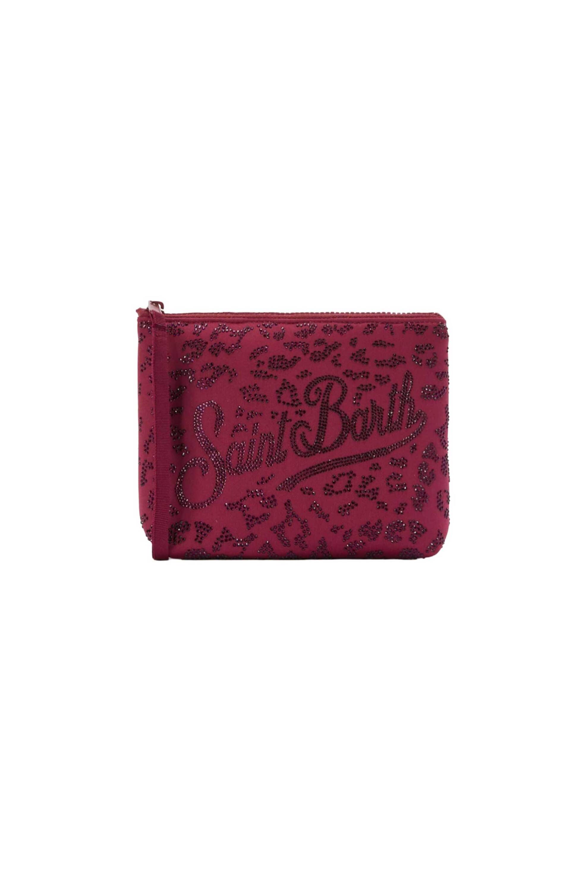 MC2 Saint Barth γυναικείο νεσεσέρ και logo print με στρας - ALI0032-00269L Μπορντό