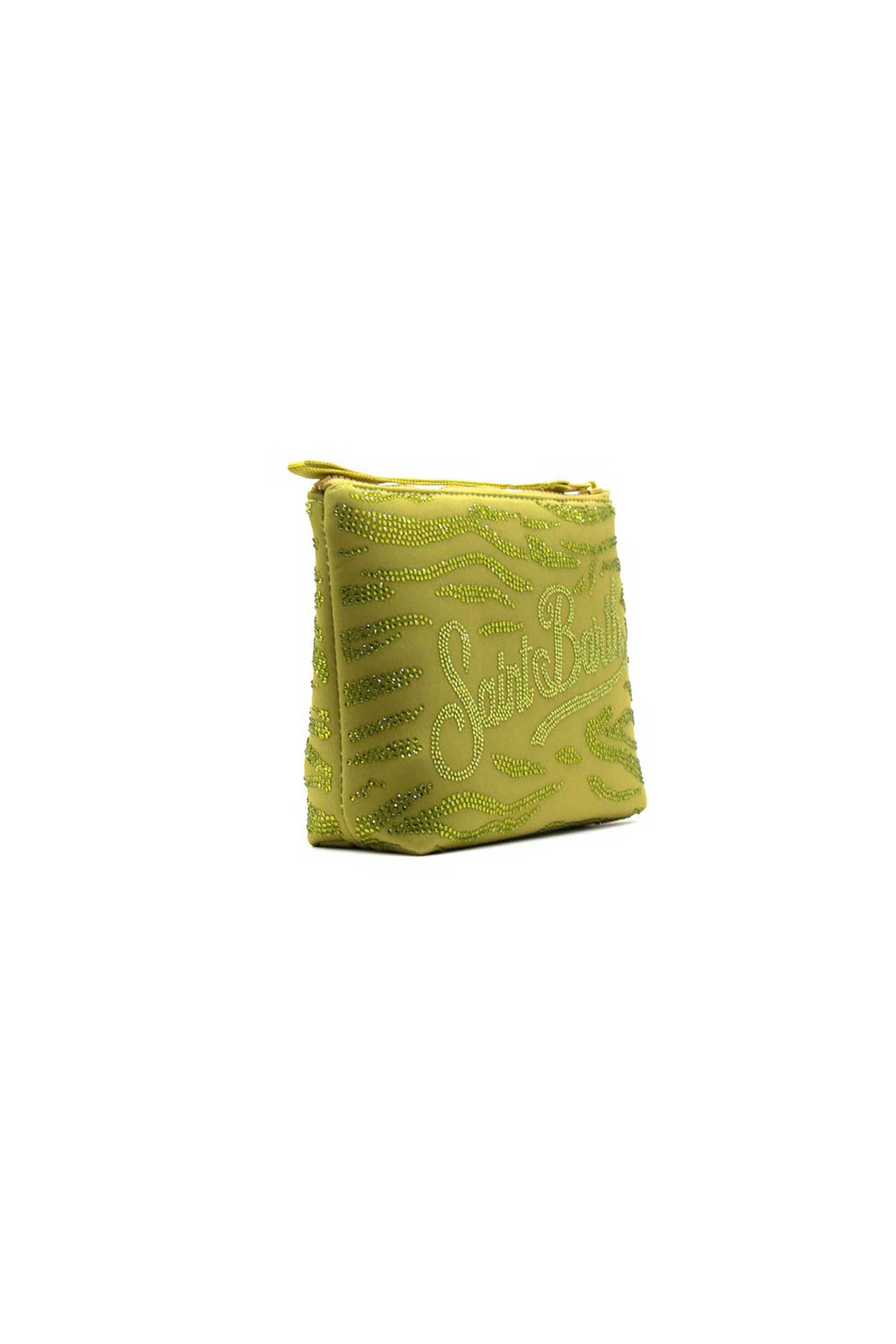Mc2 Saint Barth Γυναικείο Νεσεσέρ Και Logo Print με Στρας - Ali0032-00270L Πράσινο