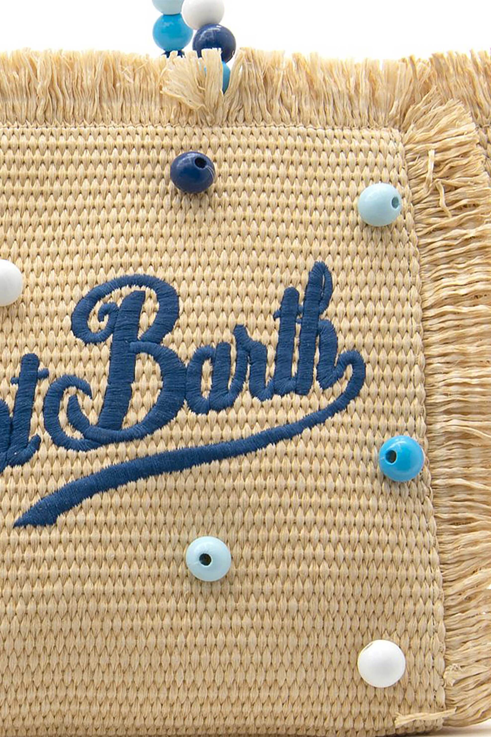 Mc2 Saint Barth Γυναικεία Τσάντα Χειρός Colette - Col0017-02751L Λευκό Μπλε