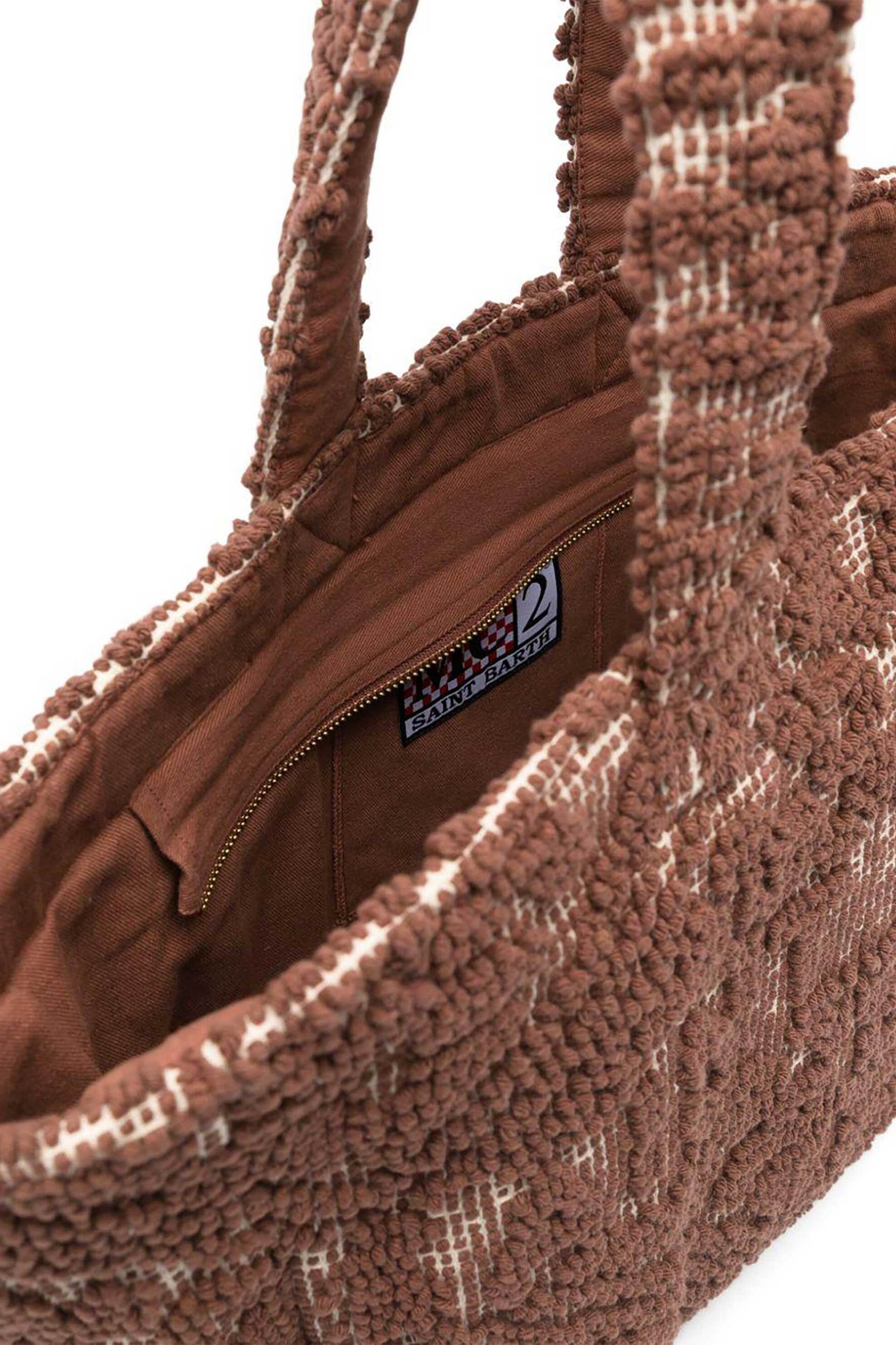 Mc2 Saint Barth Τσάντα Θαλάσσης Tufting Bag - Tufb0001-00098L Καφέ