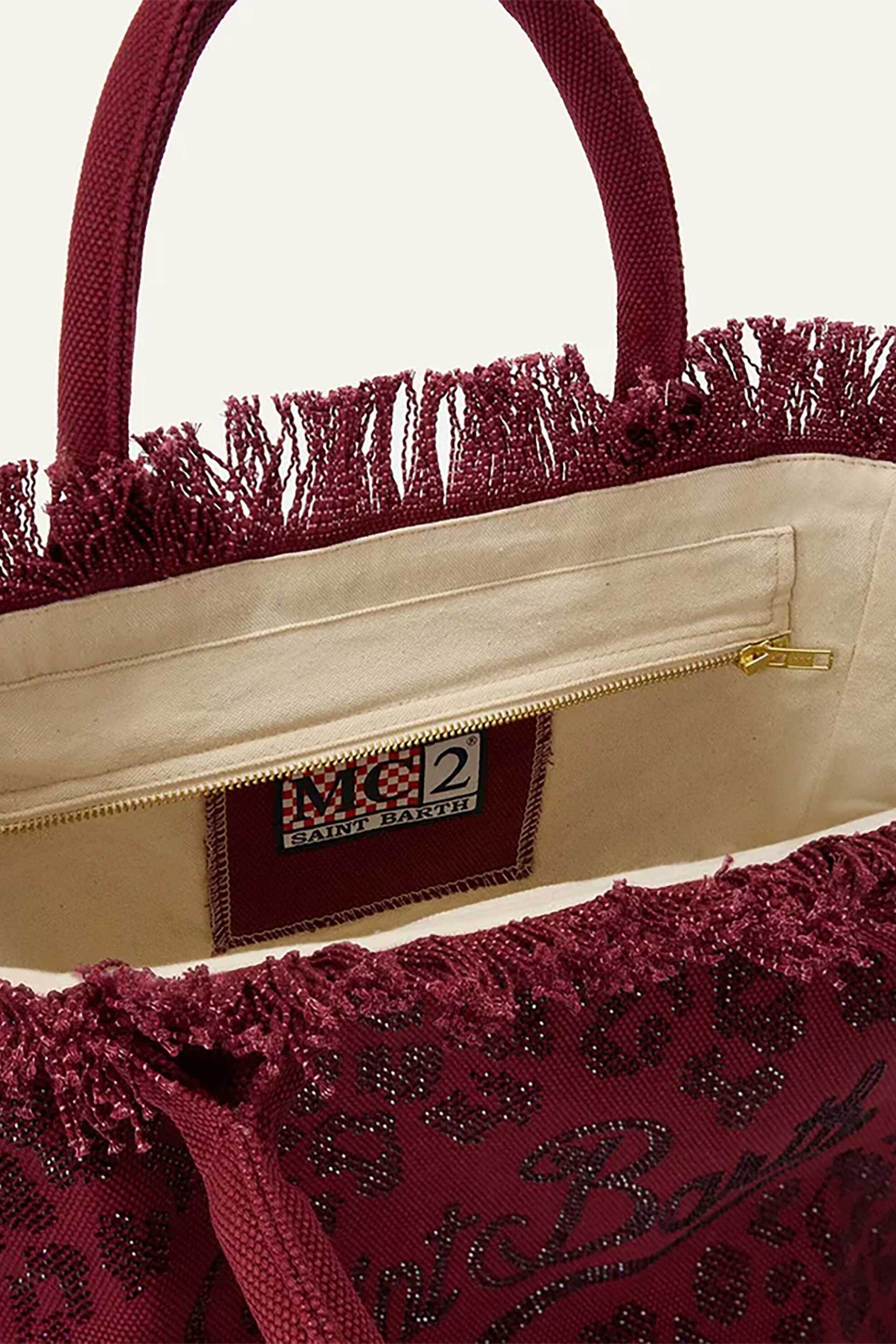 Mc2 Saint Barth Γυναικεία Τσάντα Ώμου - Vani001-00269L Μπορντό