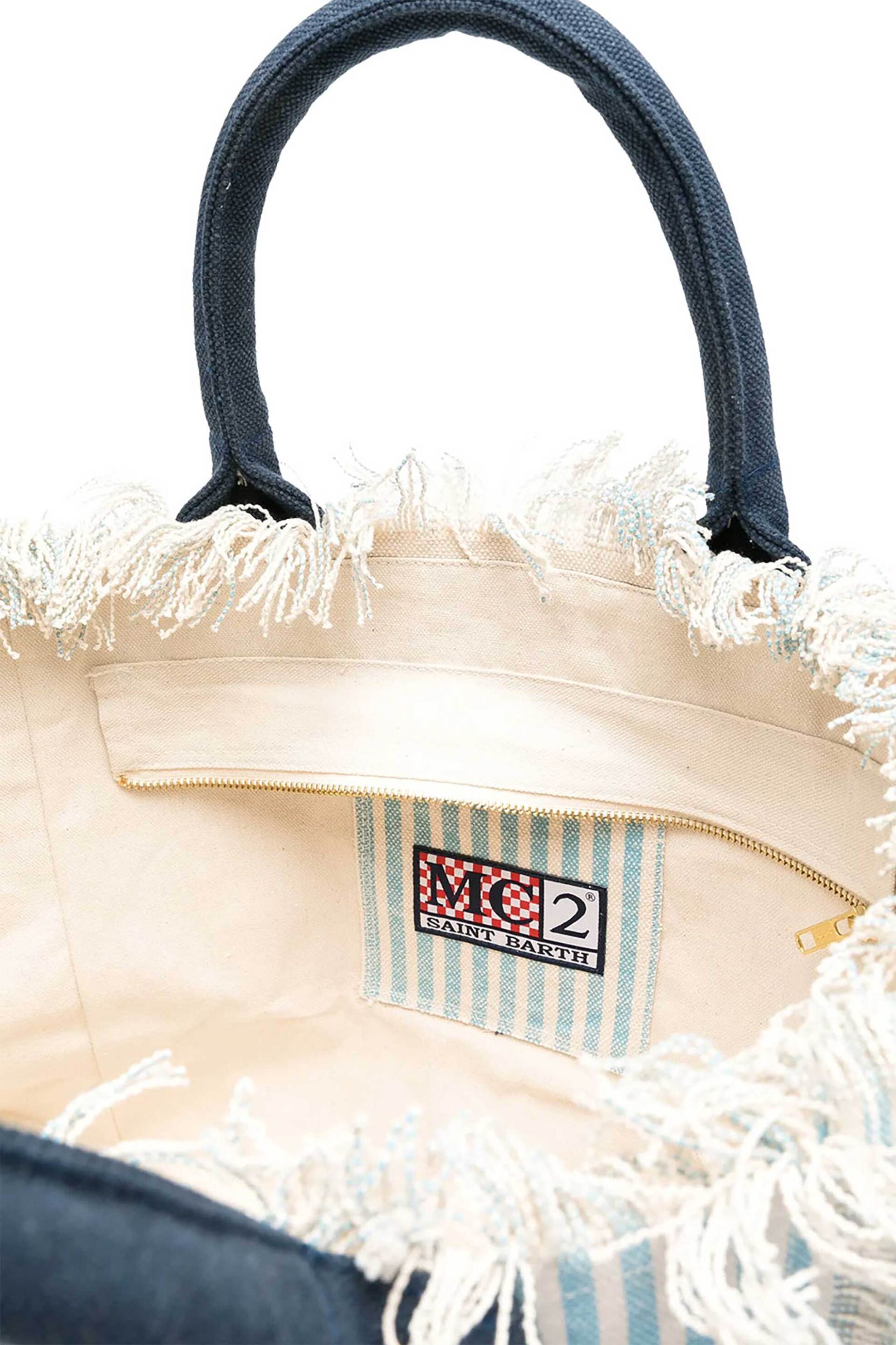 Mc2 Saint Barth Γυναικεία Τσάντα Χειρός Colette - Vani001-03449L Γαλάζιο