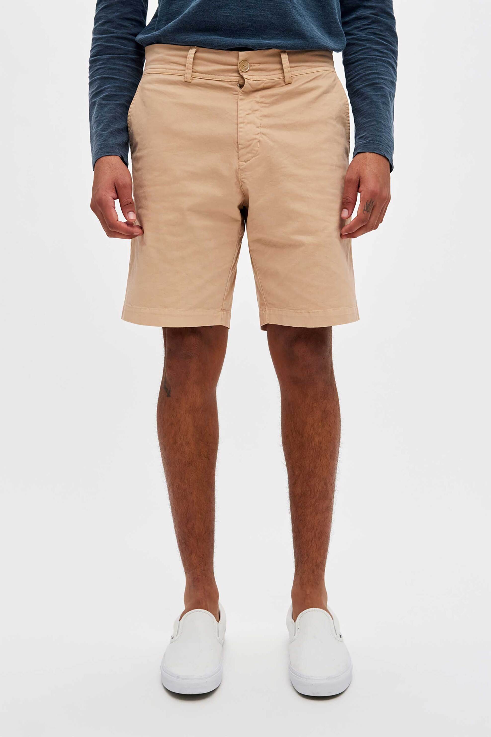 Dirty Laundry ανδρική chino βερμούδα Regular Fit - DLMB000102 Μπεζ φωτογραφία