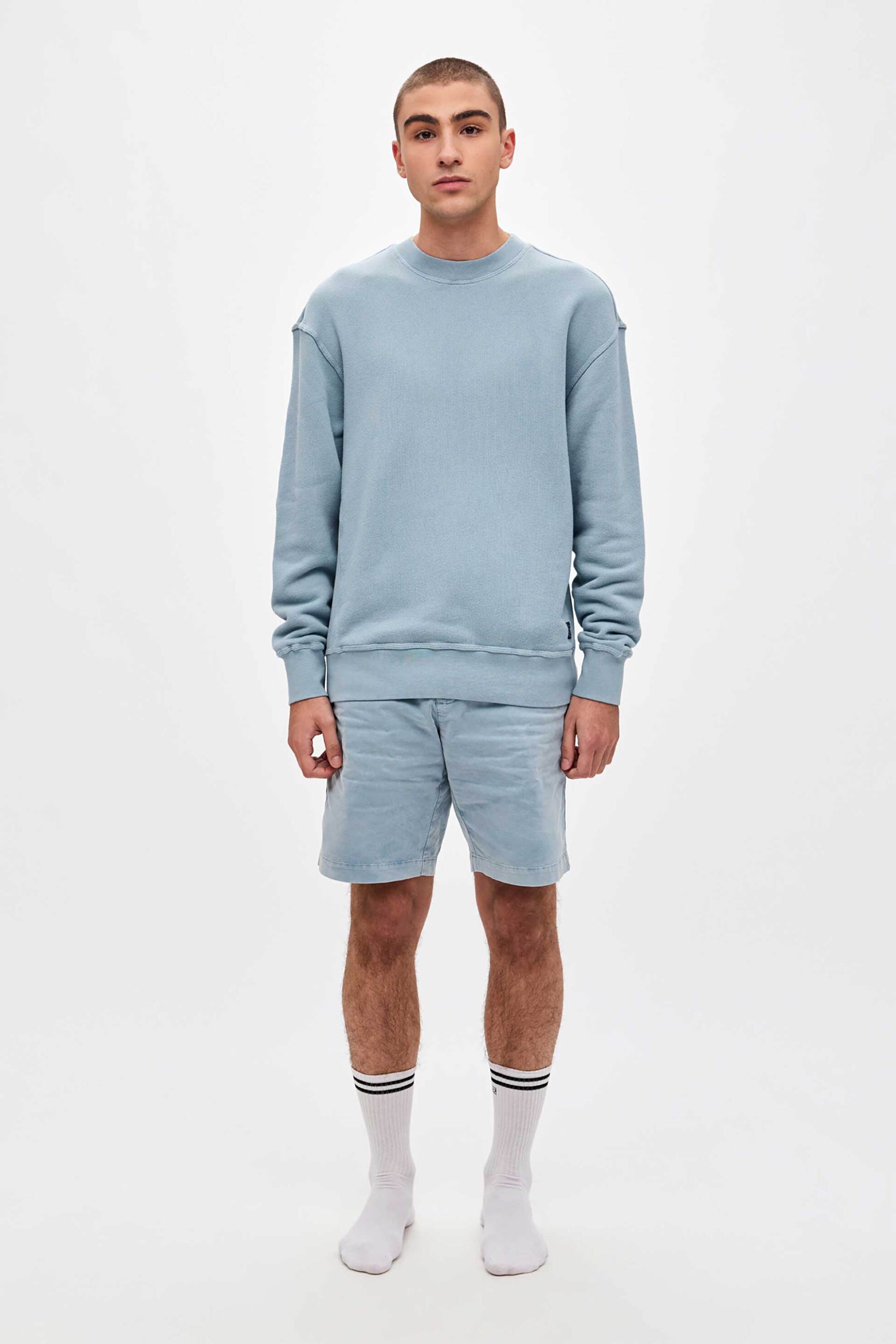 Dirty Laundry ανδρική chino βερμούδα Regular Fit - DLMB000102 Μπλε Ανοιχτό