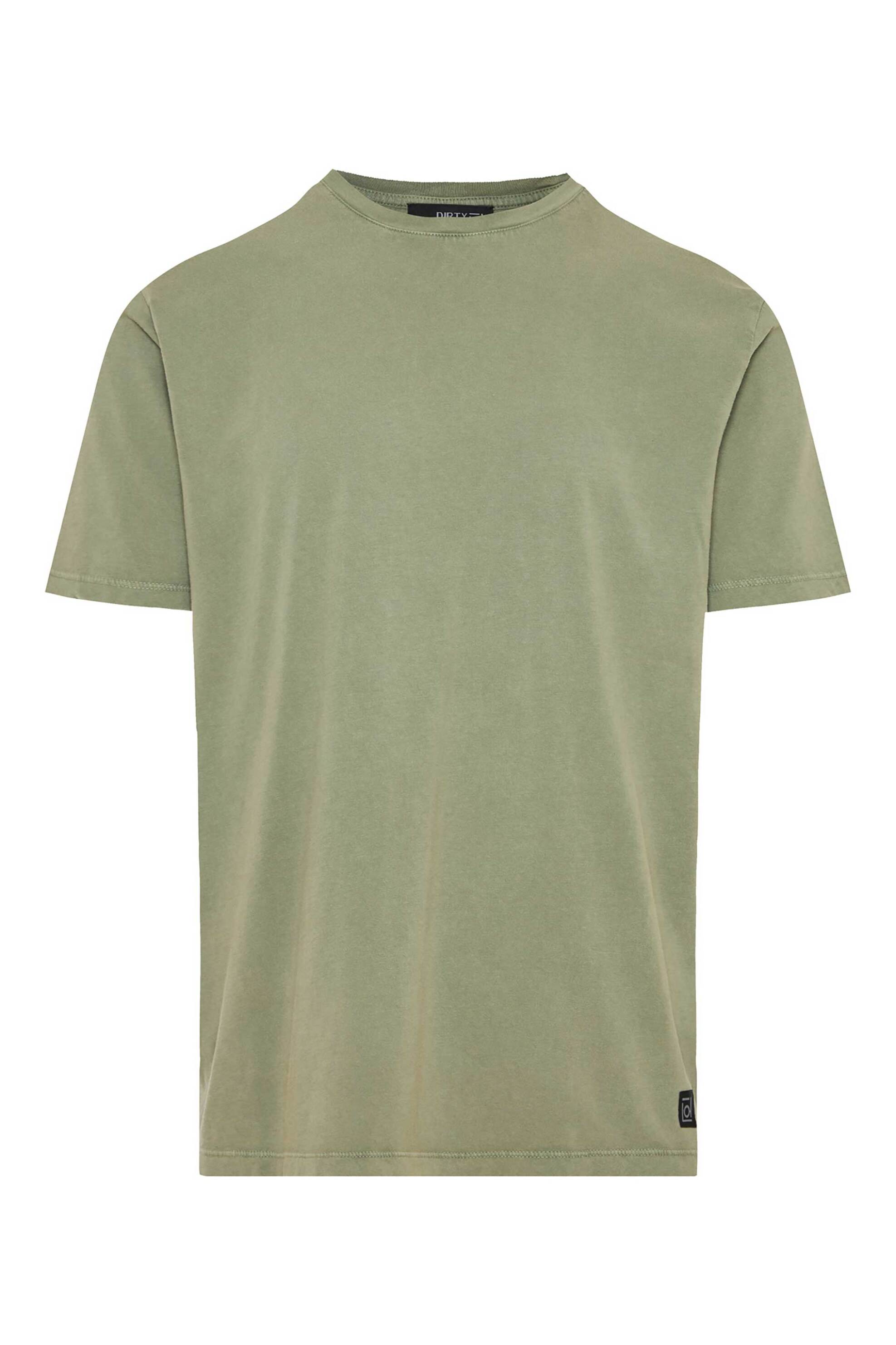 DIRTY LAUNDRY Dirty Laundry ανδρικό T-shirt με διακοσμητικά γαζιά Regular Fit - DLMT000572 Λαδί