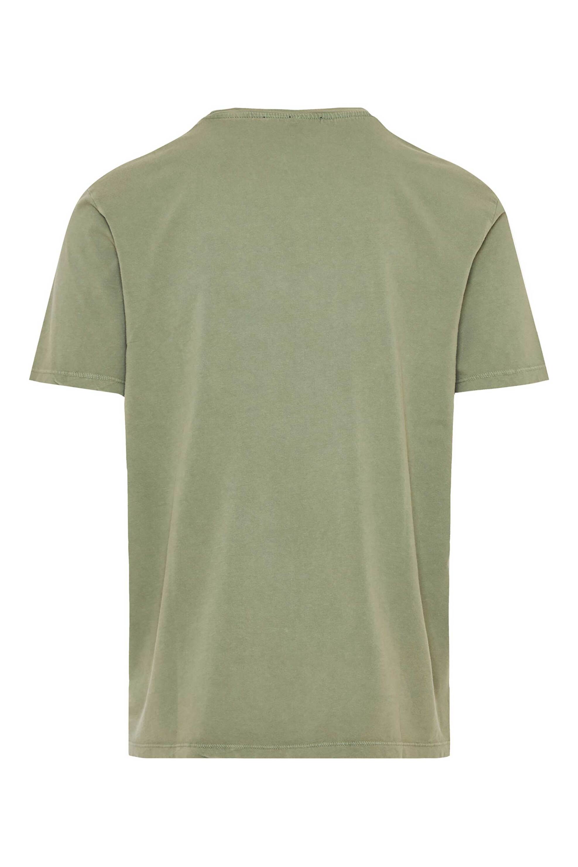 Dirty Laundry ανδρικό T-shirt με διακοσμητικά γαζιά Regular Fit - DLMT000572 Λαδί φωτογραφία