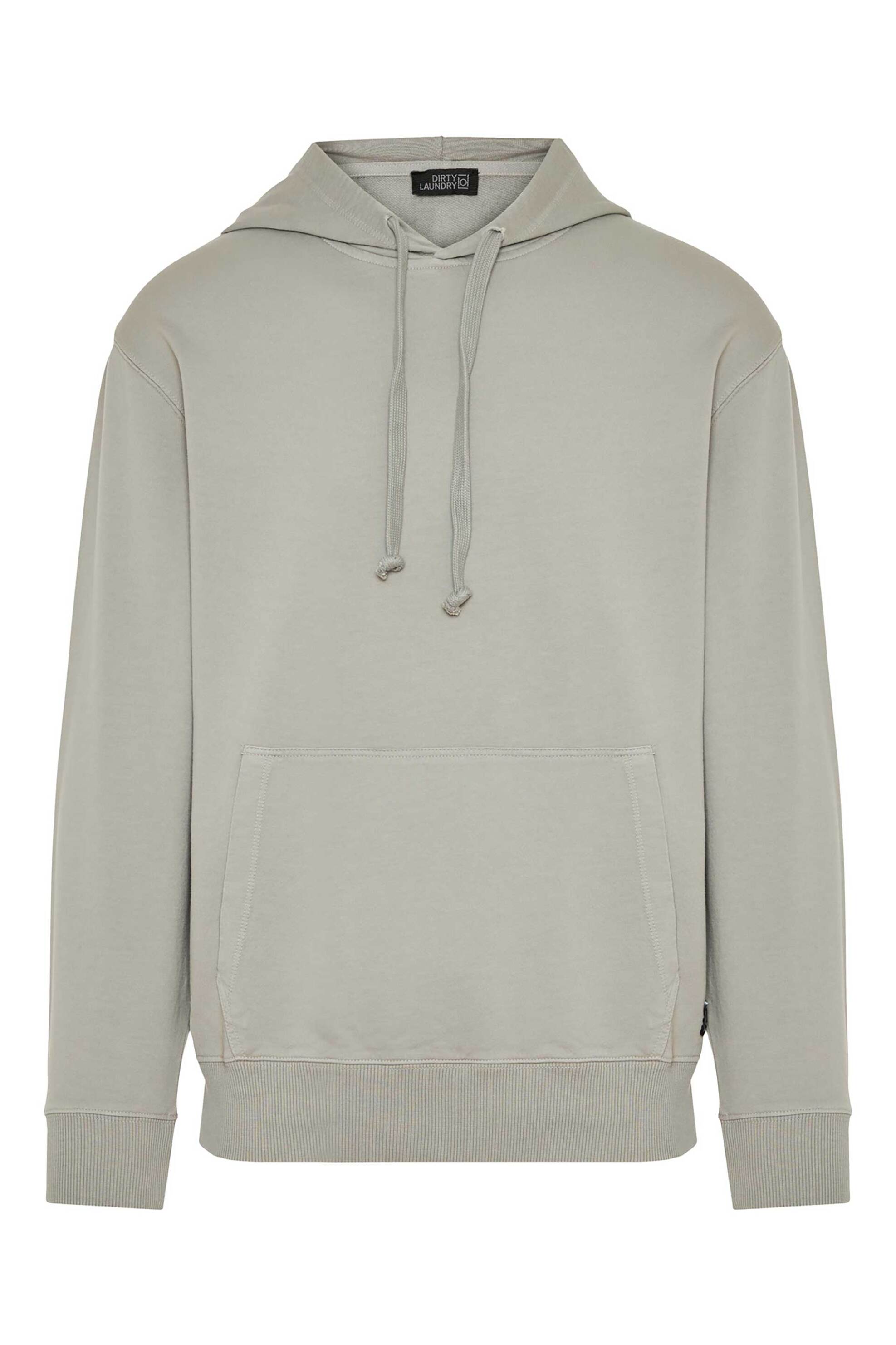 DIRTY LAUNDRY Dirty Laundry ανδρική μπλούζα φούτερ με κουκούλα Relaxed Fit - DLMH000136 Γκρι