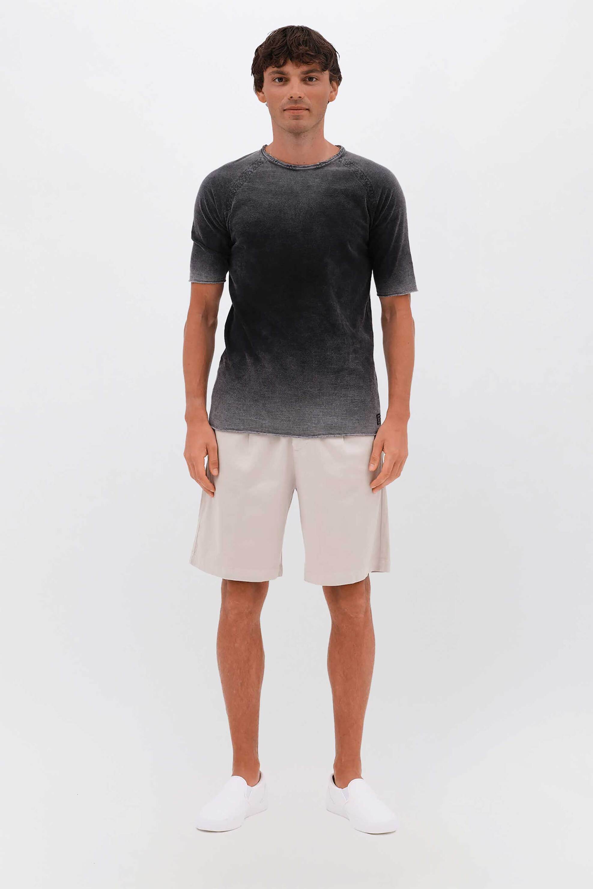 DIRTY LAUNDRY Dirty Laundry ανδρική βερμούδα με πιέτες Relaxed Fit - DLMB000109 Μπεζ