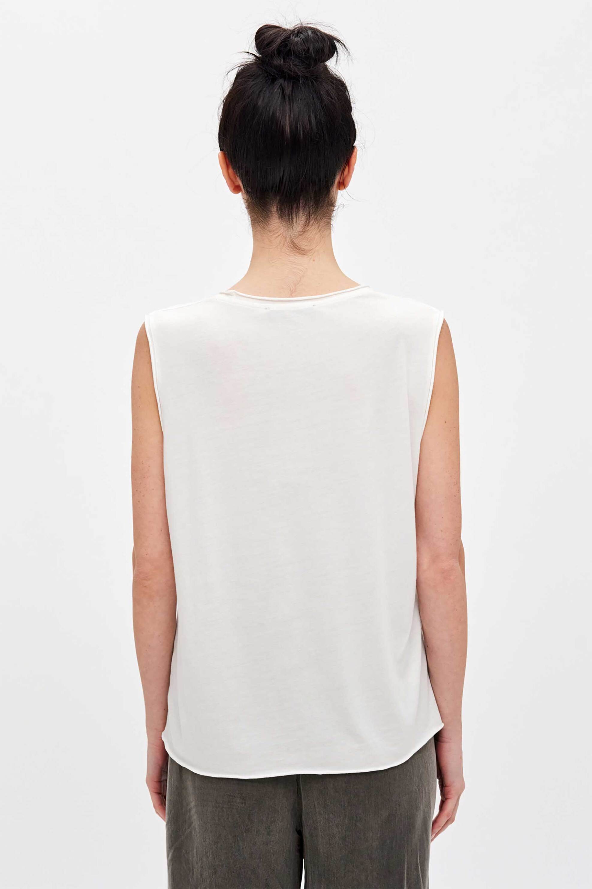 Dirty Laundry γυναικεία αμάνικη μπλούζα Regular Fit - DLWT000095 Λευκό φωτογραφία