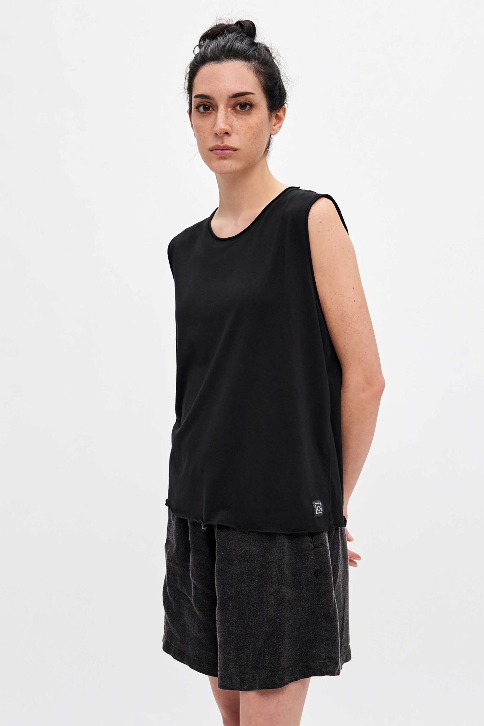 Dirty Laundry γυναικεία αμάνικη μπλούζα Regular Fit - DLWT000095 Μαύρο