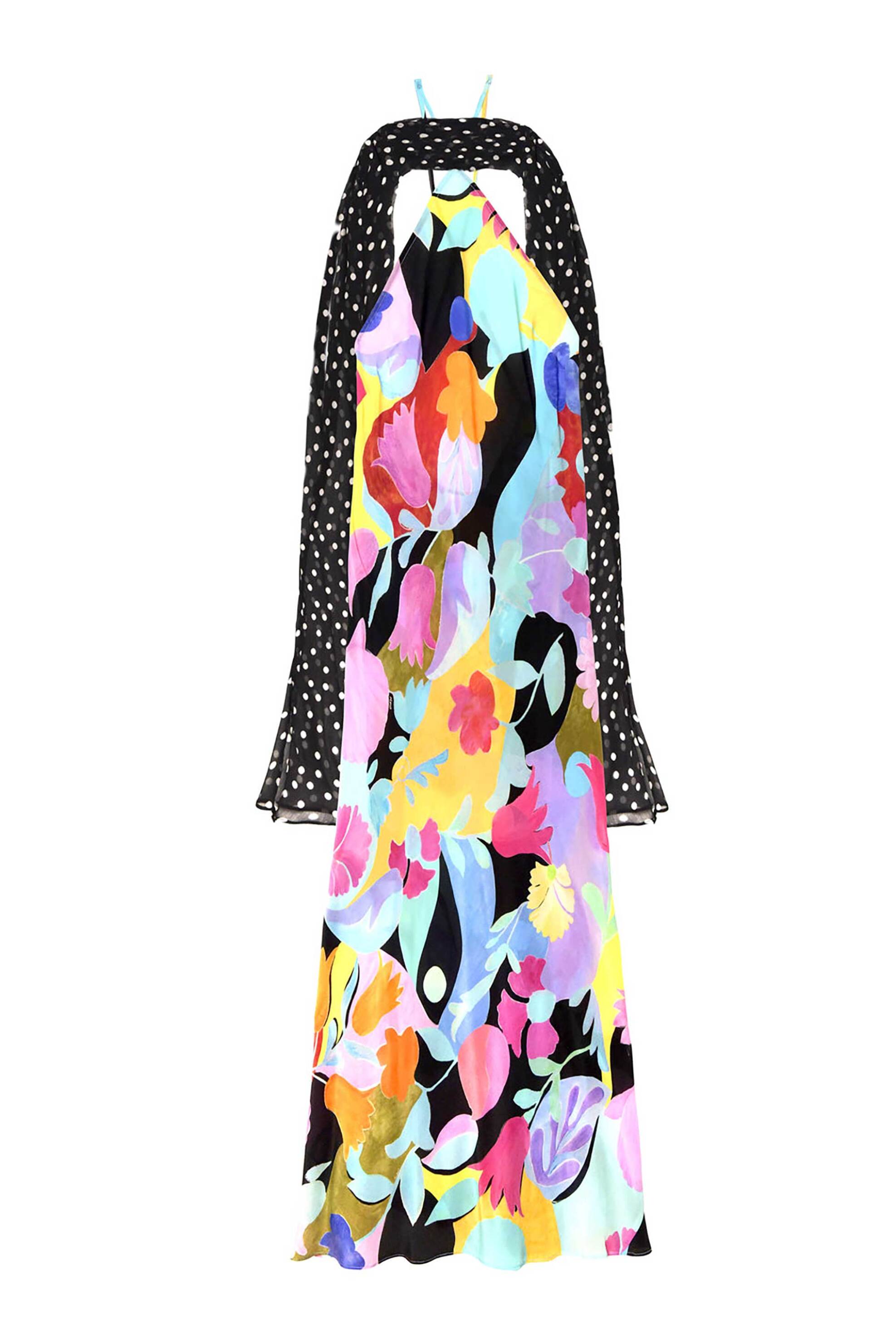 RIXO Rixo γυναικείο midi φόρεμα αμάνικο με floral print "Harley Dress" - 010.02268.225.06391 Πολύχρωμο - 3