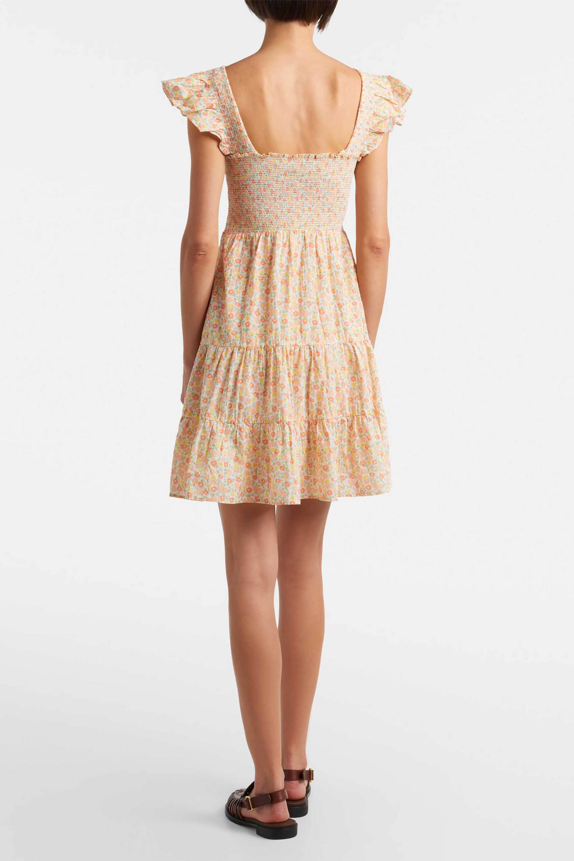 Rixo γυναικείο mini φόρεμα με floral σχέδιο "Sideny" - 010.01606.226.08039.006 Σομόν φωτογραφία
