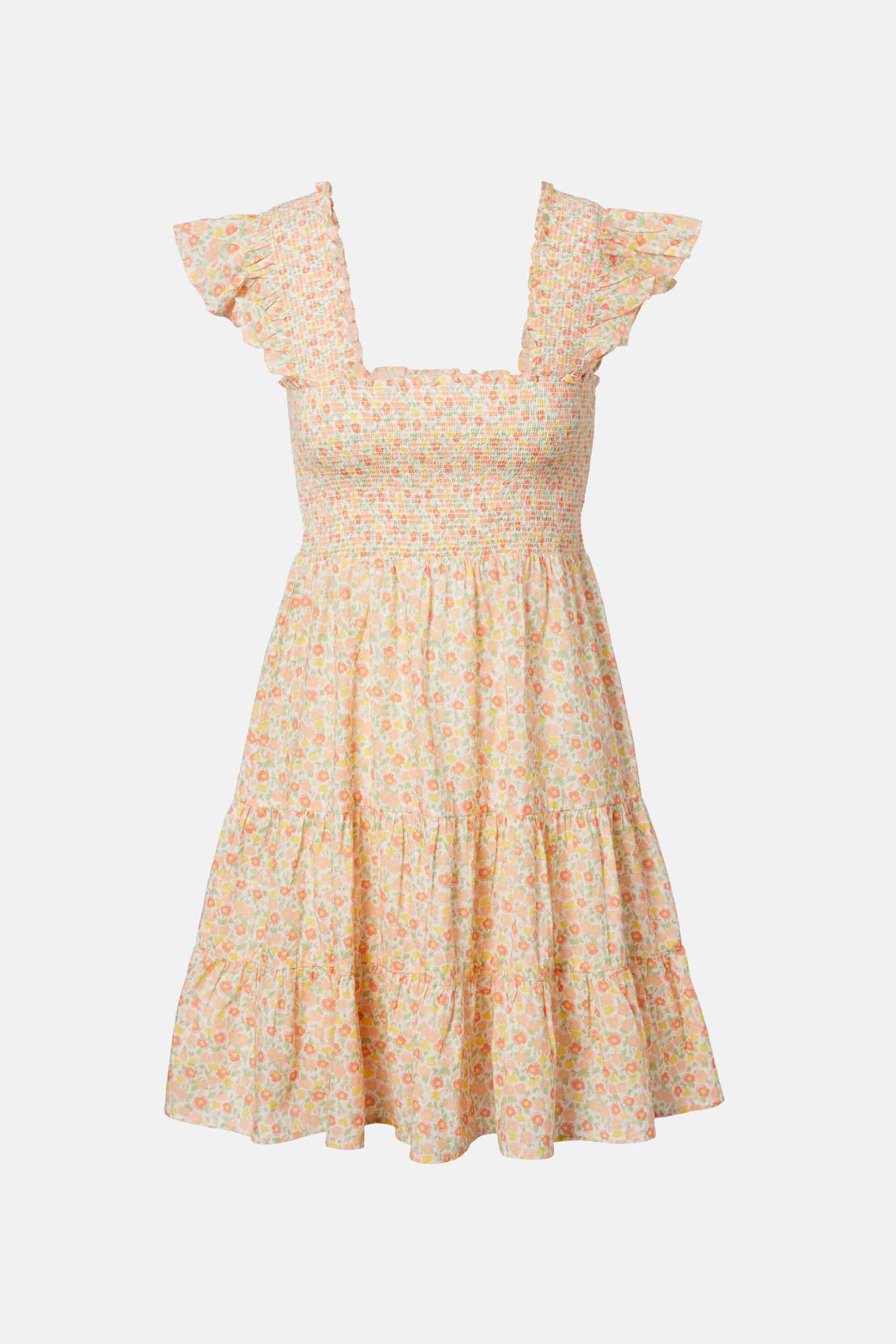 Rixo γυναικείο mini φόρεμα με floral σχέδιο "Sideny" - 010.01606.226.08039.006 Σομόν φωτογραφία