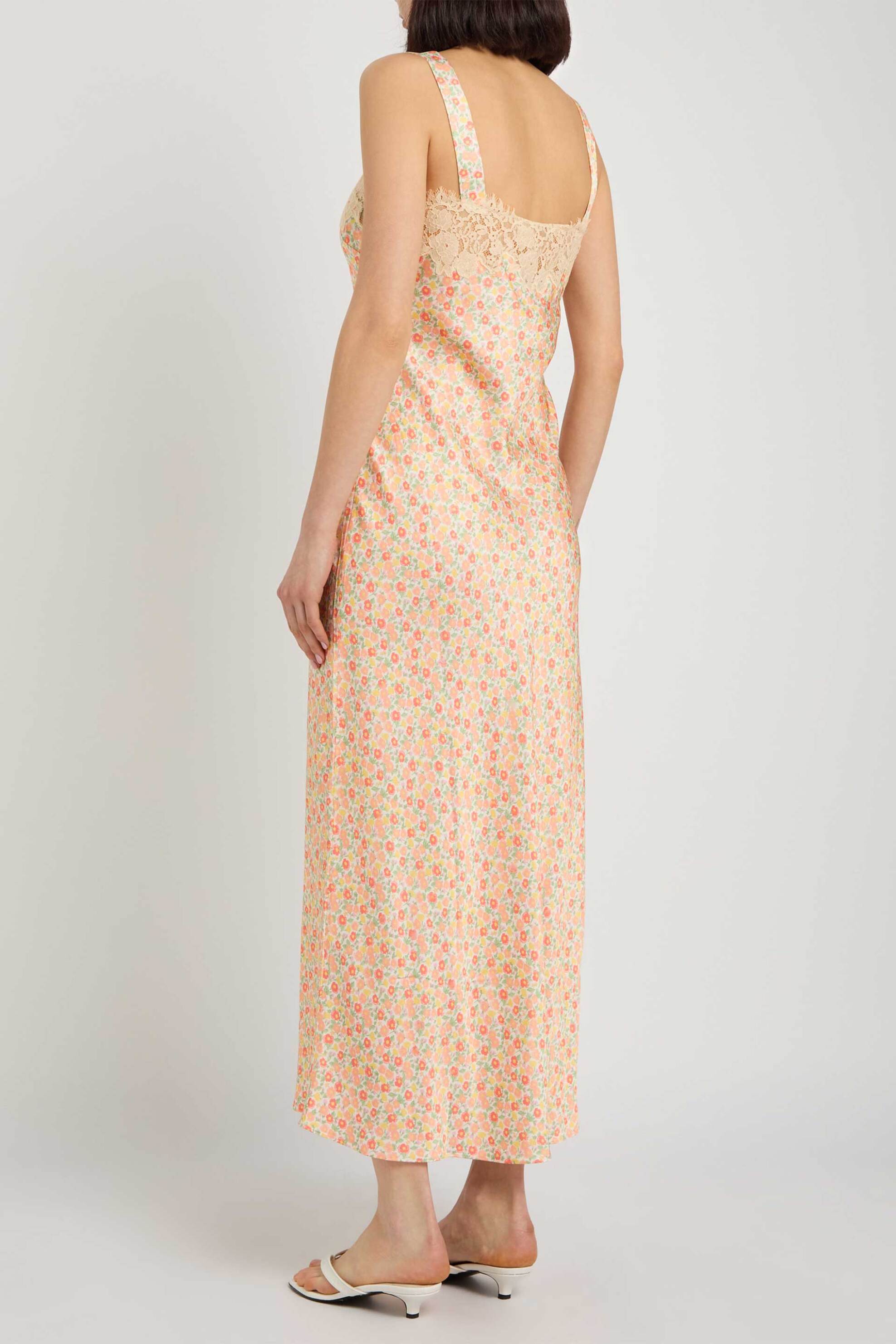 Rixo γυναικείο midi φόρεμα με floral print "Rosamarie" - 010.05813.226.08039.008 Σομόν φωτογραφία