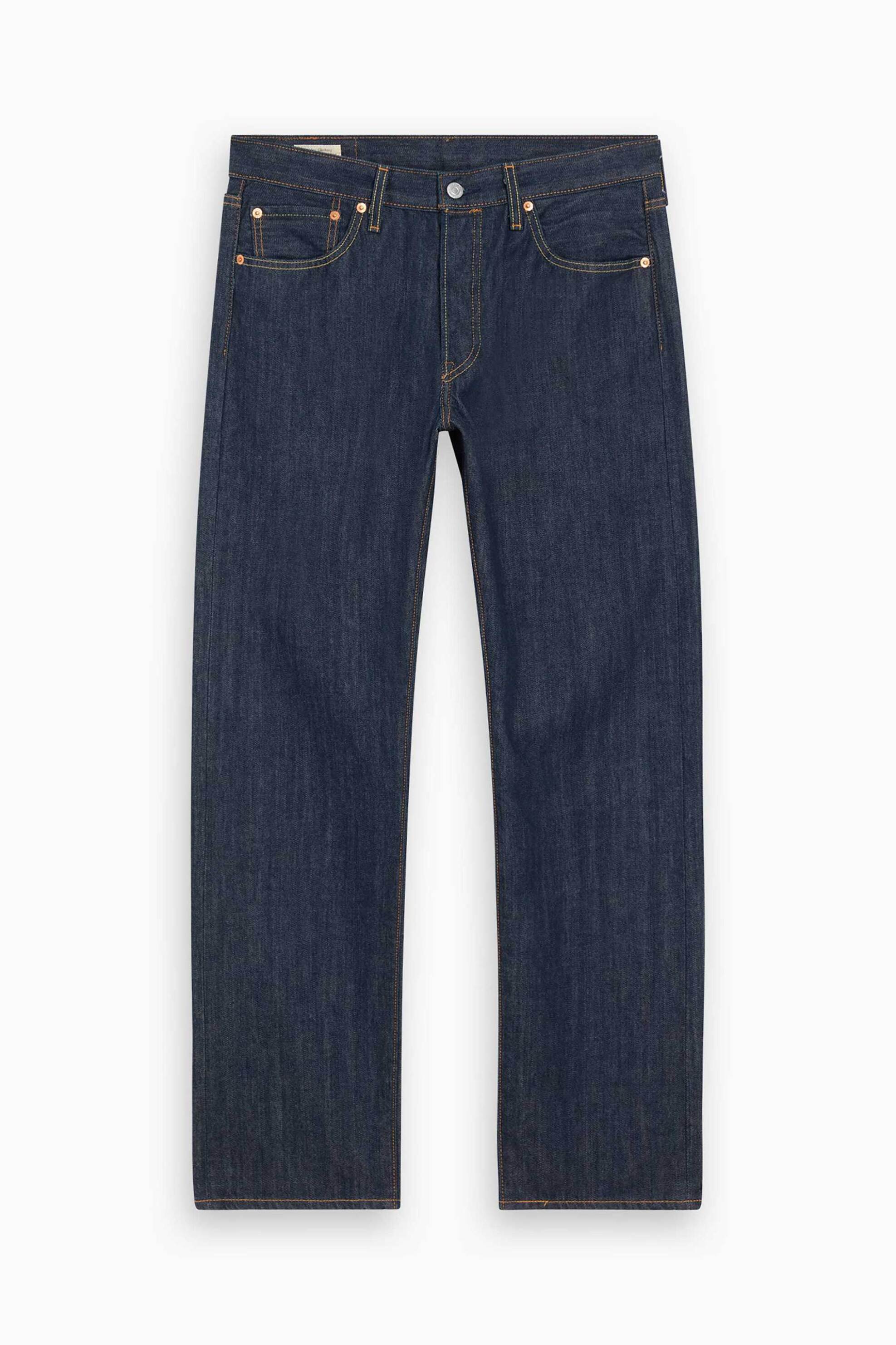 Levi&Apos S Ανδρικό Τζιν Παντελόνι Πεντάτσεπο Straight Fit 501 Original - 005010162 Denim Blue Σκούρο