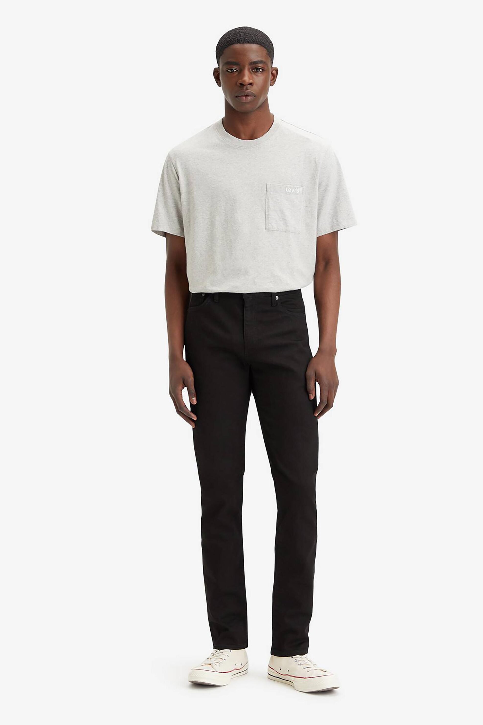 LEVI'S Levi's® ανδρικό τζιν παντελόνι πεντάτσεπο Nightshine Slim Fit "511®" - 045111507 Μαύρο