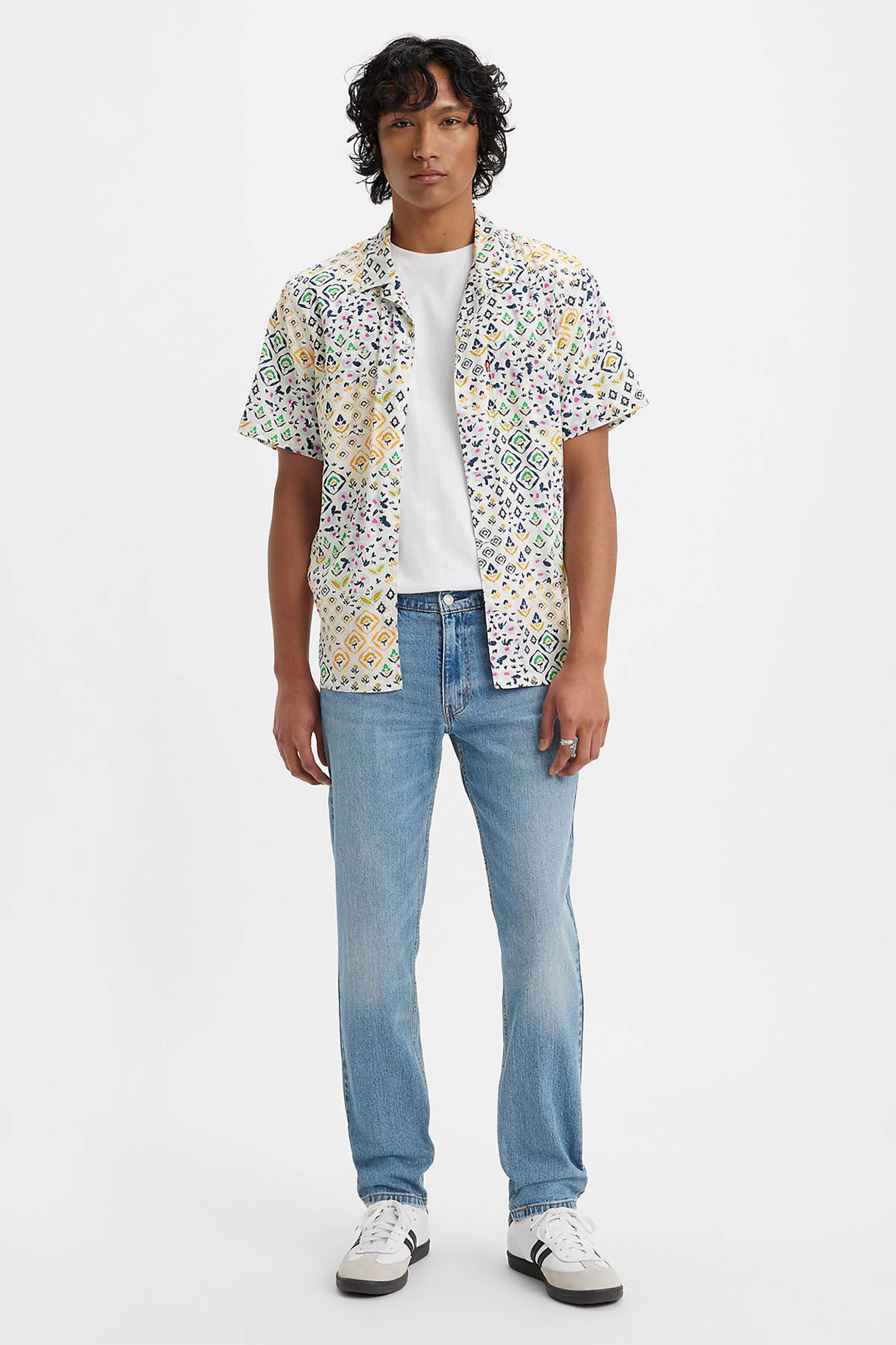 Levi's® ανδρικό τζην παντελόνι πεντάτσεπο Cloudless Sky Slim Fit "511®" - 045115652 Denim Blue Ανοιχτό