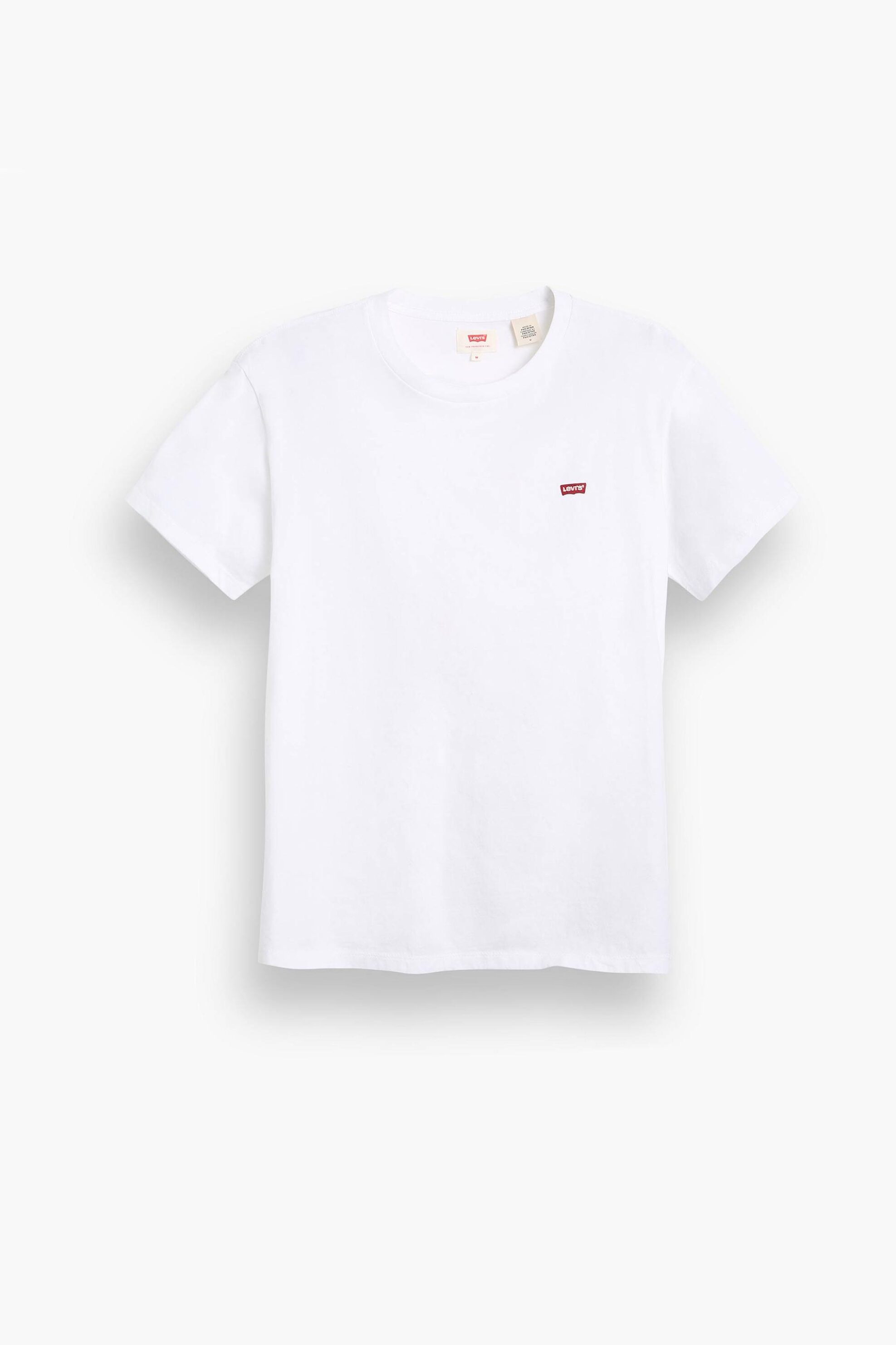 Levi&Apos S Ανδρικό T-Shirt Μονόχρωμο με Λογότυπο Regular Fit Original Housemark - 566050000 Λευκό