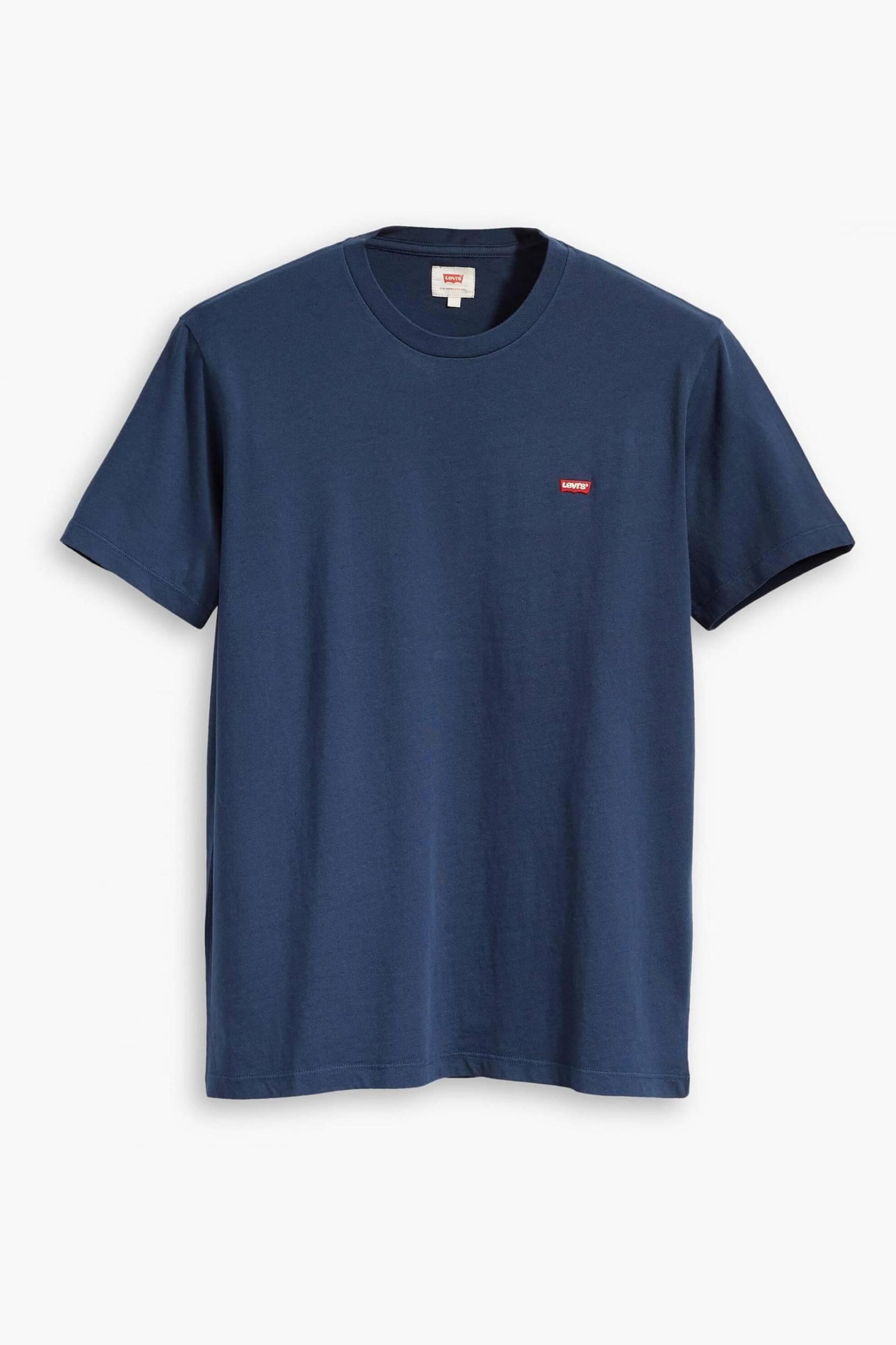 Levi&Apos S Ανδρικό T-Shirt Μονόχρωμο με Λογότυπο Regular Fit Original Housemark - 566050017 Μπλε