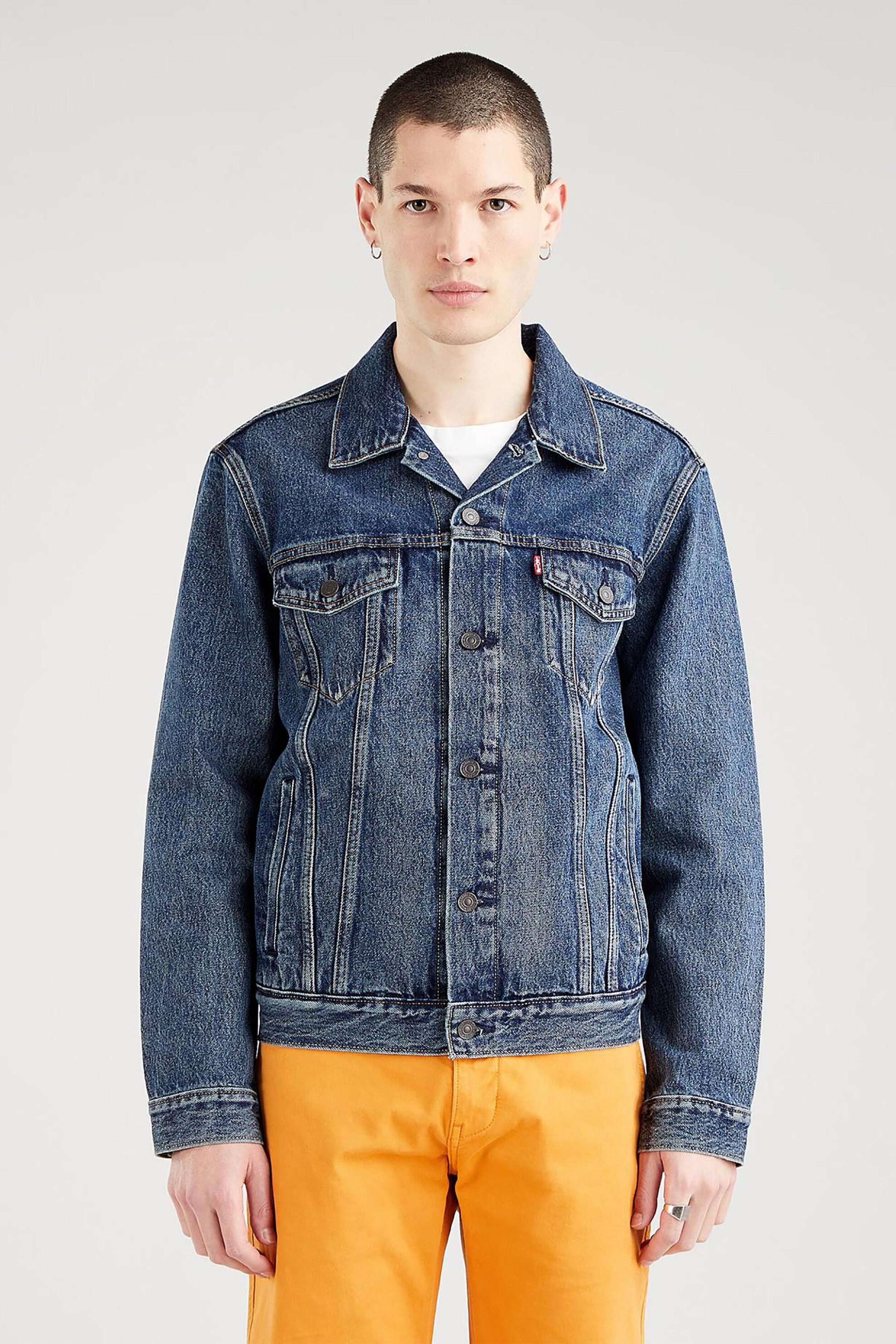 LEVI'S Levi's® ανδρικό denim jacket Broadway Standard Fit "Trucker" - 723340573 Denim Blue