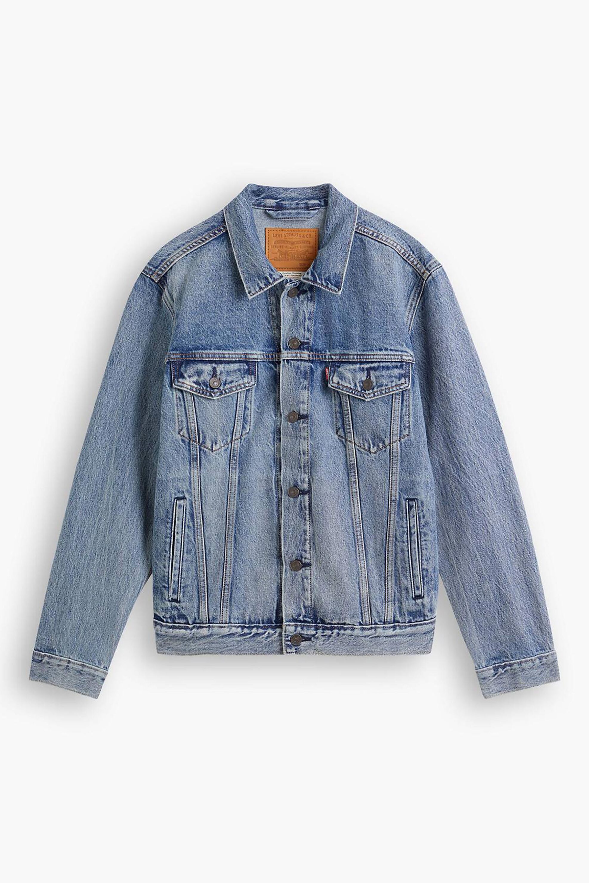 Levi's® ανδρικό denim jacket Skyline Standard Fit "Trucker" - 723340574 Denim Blue Ανοιχτό φωτογραφία