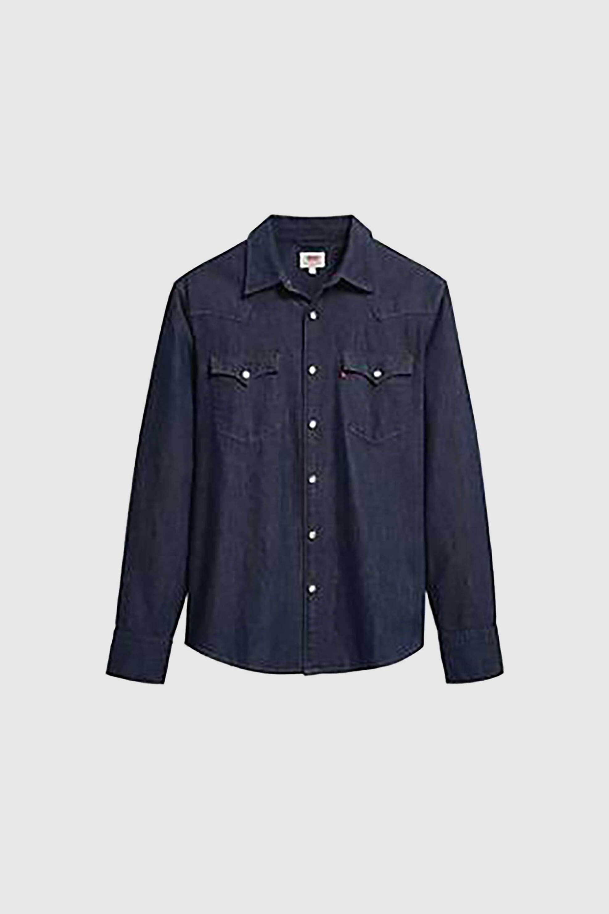 Levi&Apos S Ανδρικό Denim Πουκάμισο Red Cast Rinse Standard Fit Barstow Western - 857440000 Blue Σκούρο
