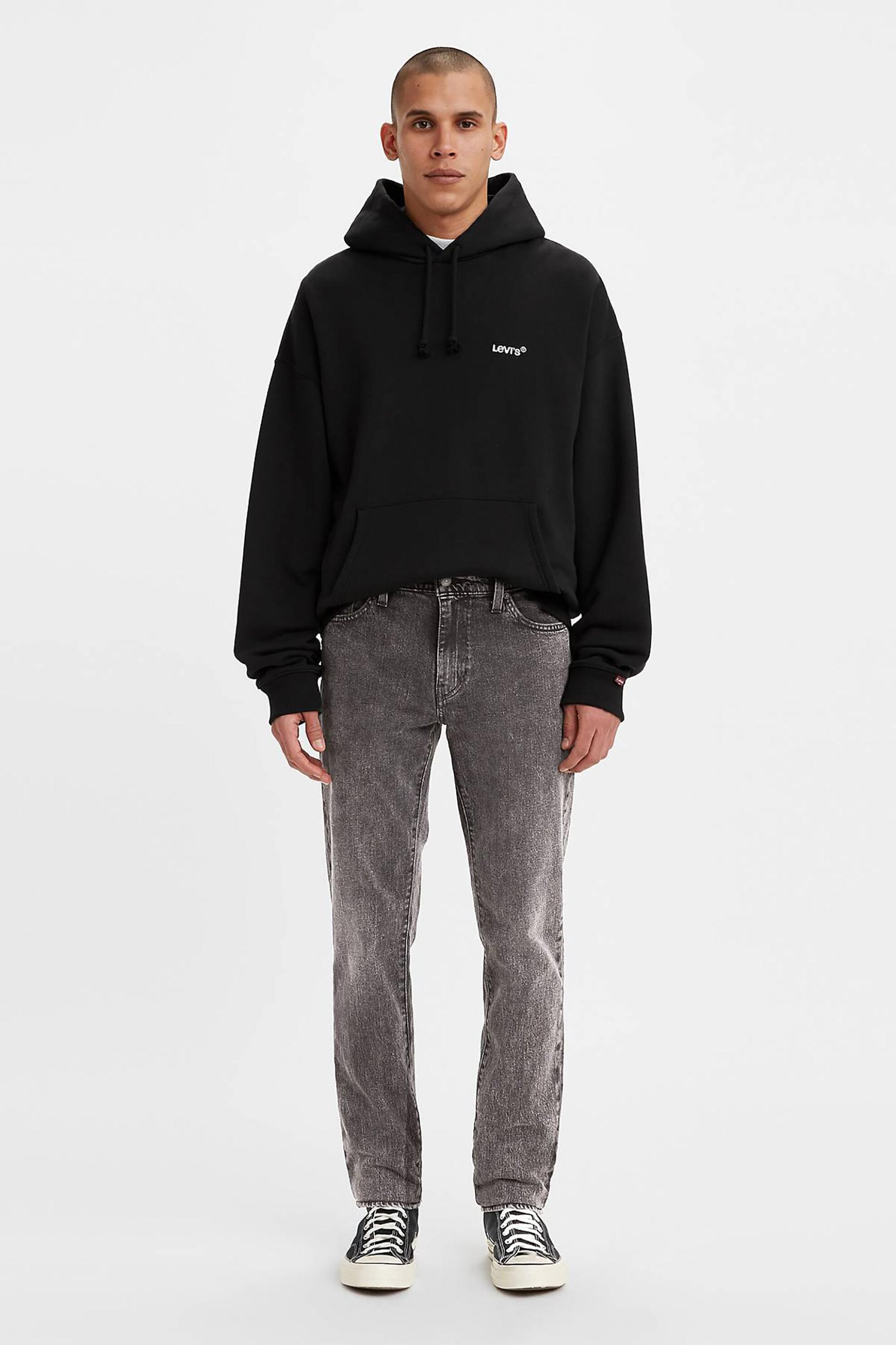 LEVI'S Levi's® ανδρικό τζιν παντελόνι πεντάτσεπο Grey Stonewash Slim Fit "511®" - 045115474 Γκρι