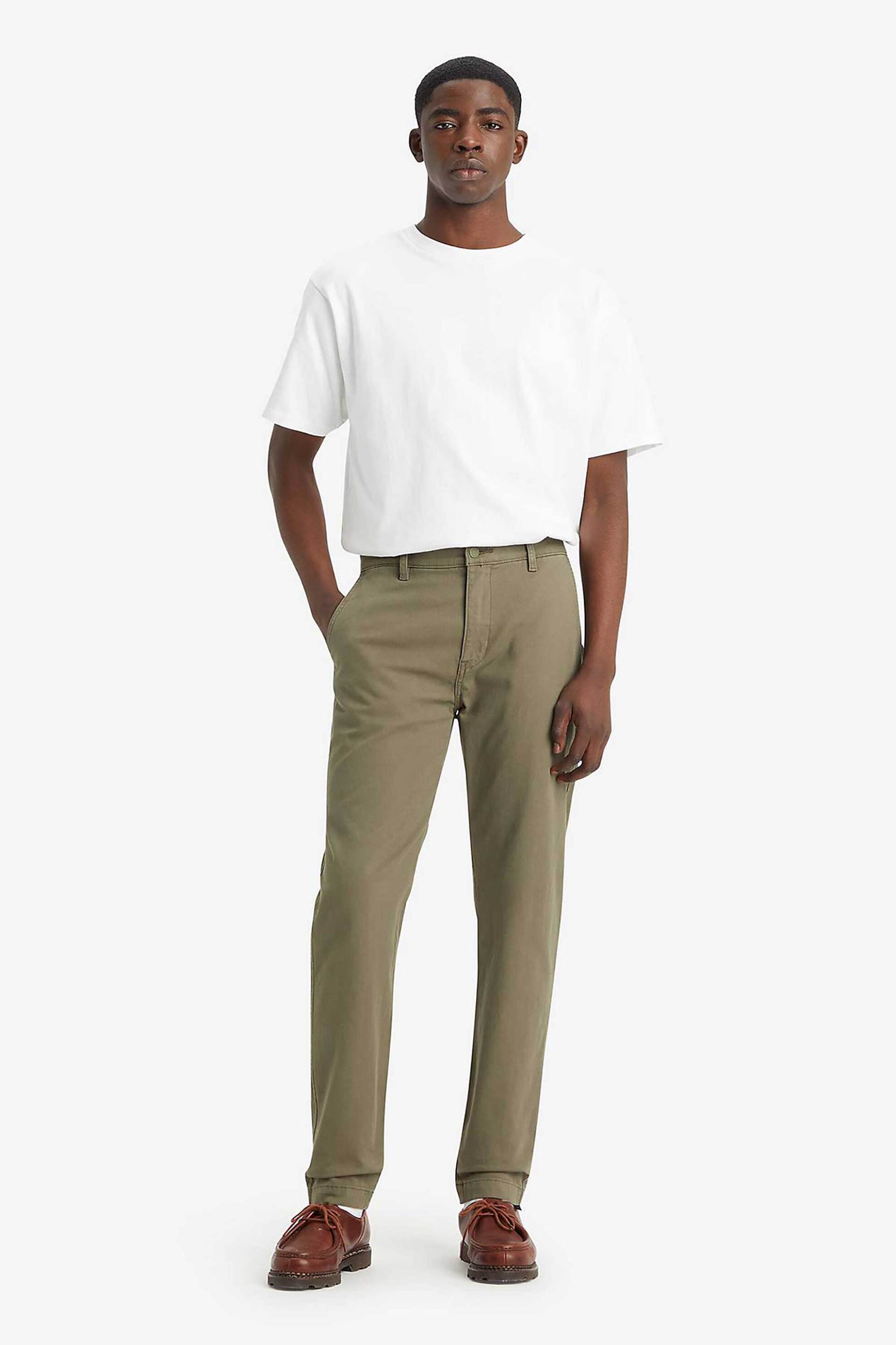 Levi's® ανδρικό chino παντελόνι Regular Tapered Fit "Xx Standard" - 171990001 Λαδί
