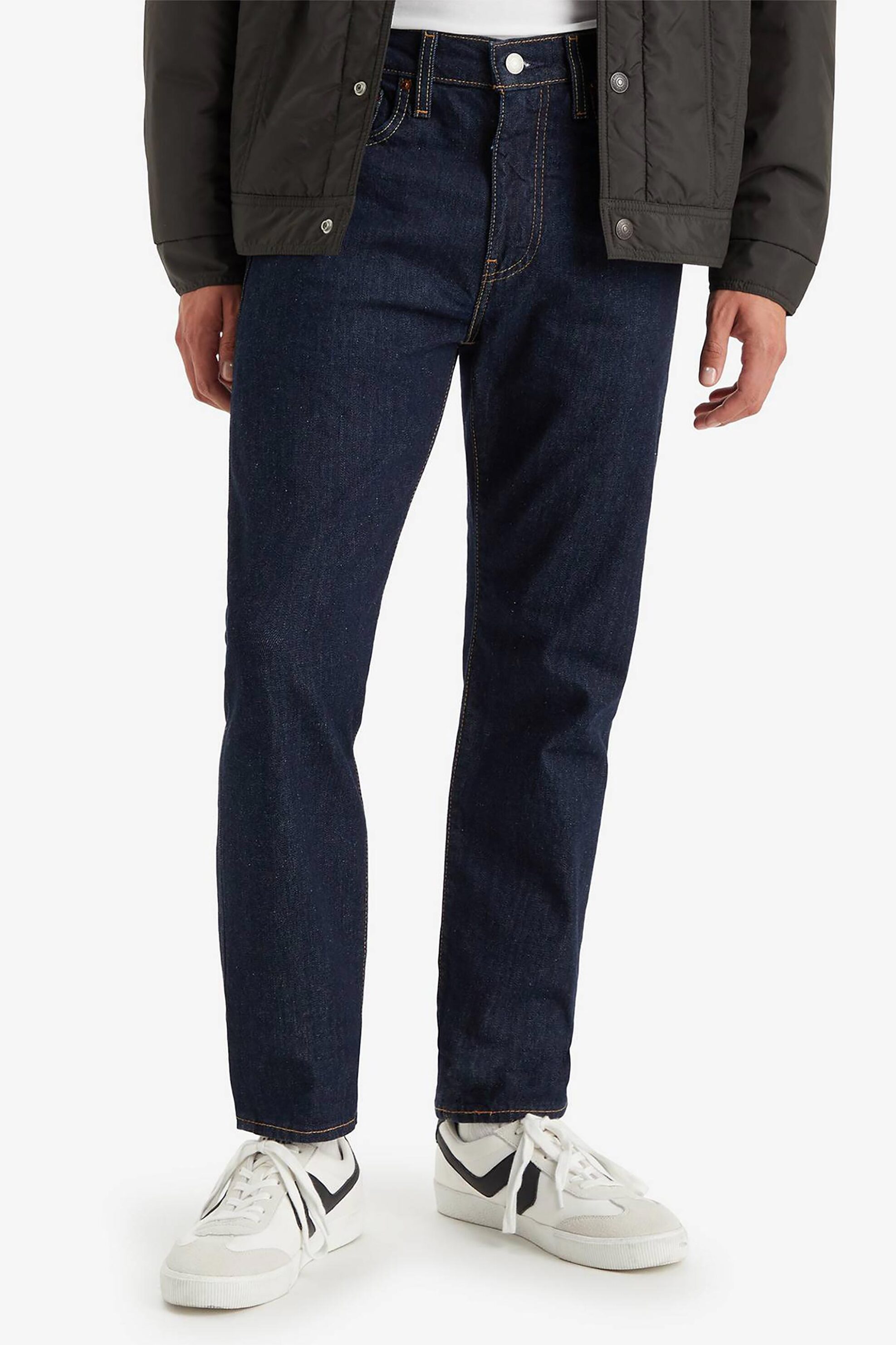 Levi's® ανδρικό τζιν παντελόνι πεντάτσεπο Rock Cod Regular Tapered Fit "502®" - 295070280 Denim Blue Σκούρο φωτογραφία