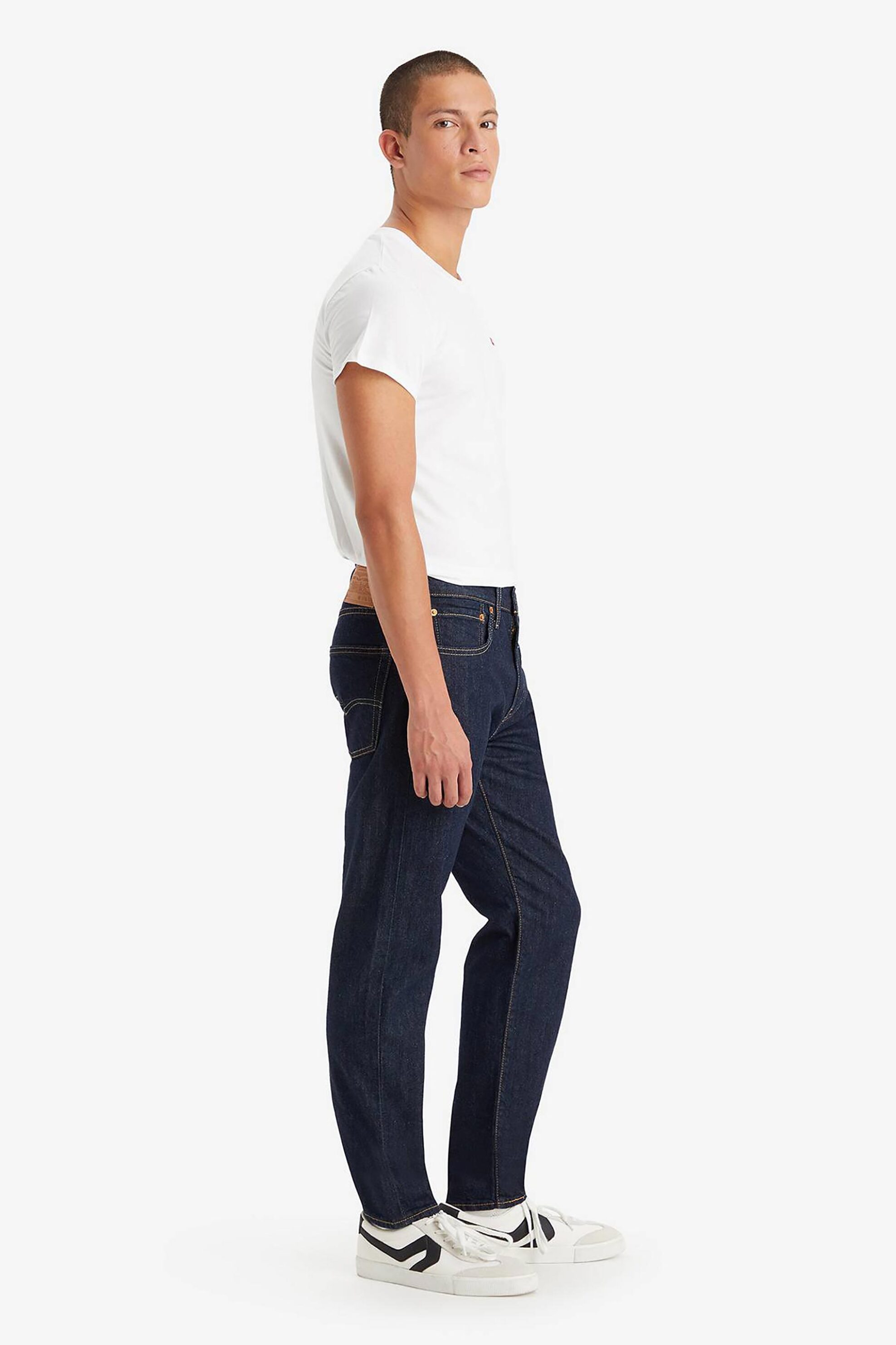 Levi's® ανδρικό τζιν παντελόνι πεντάτσεπο Rock Cod Regular Tapered Fit "502®" - 295070280 Denim Blue Σκούρο φωτογραφία