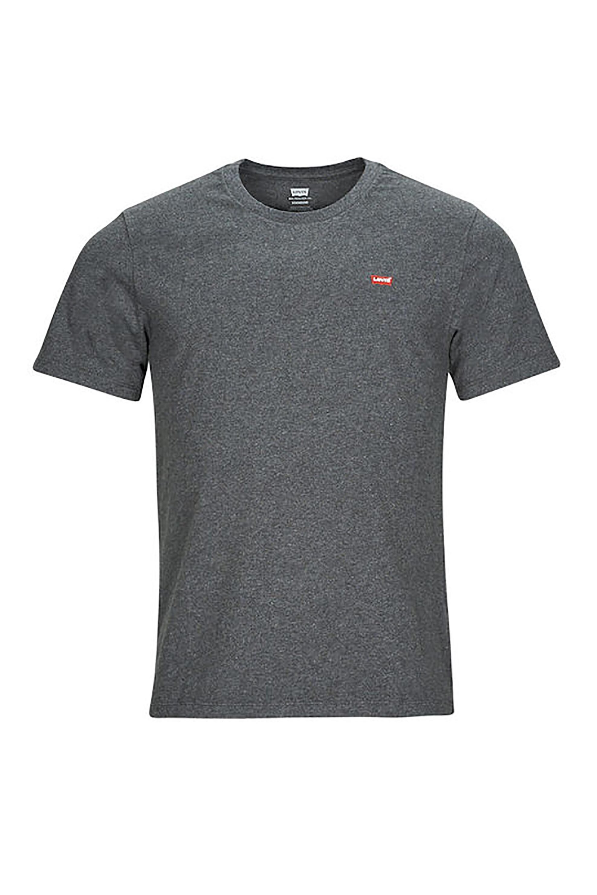 Levi&Apos S Ανδρικό T-Shirt Μονόχρωμο με Λογότυπο Regular Fit Original Housemark - 566050149 Ανθρακί