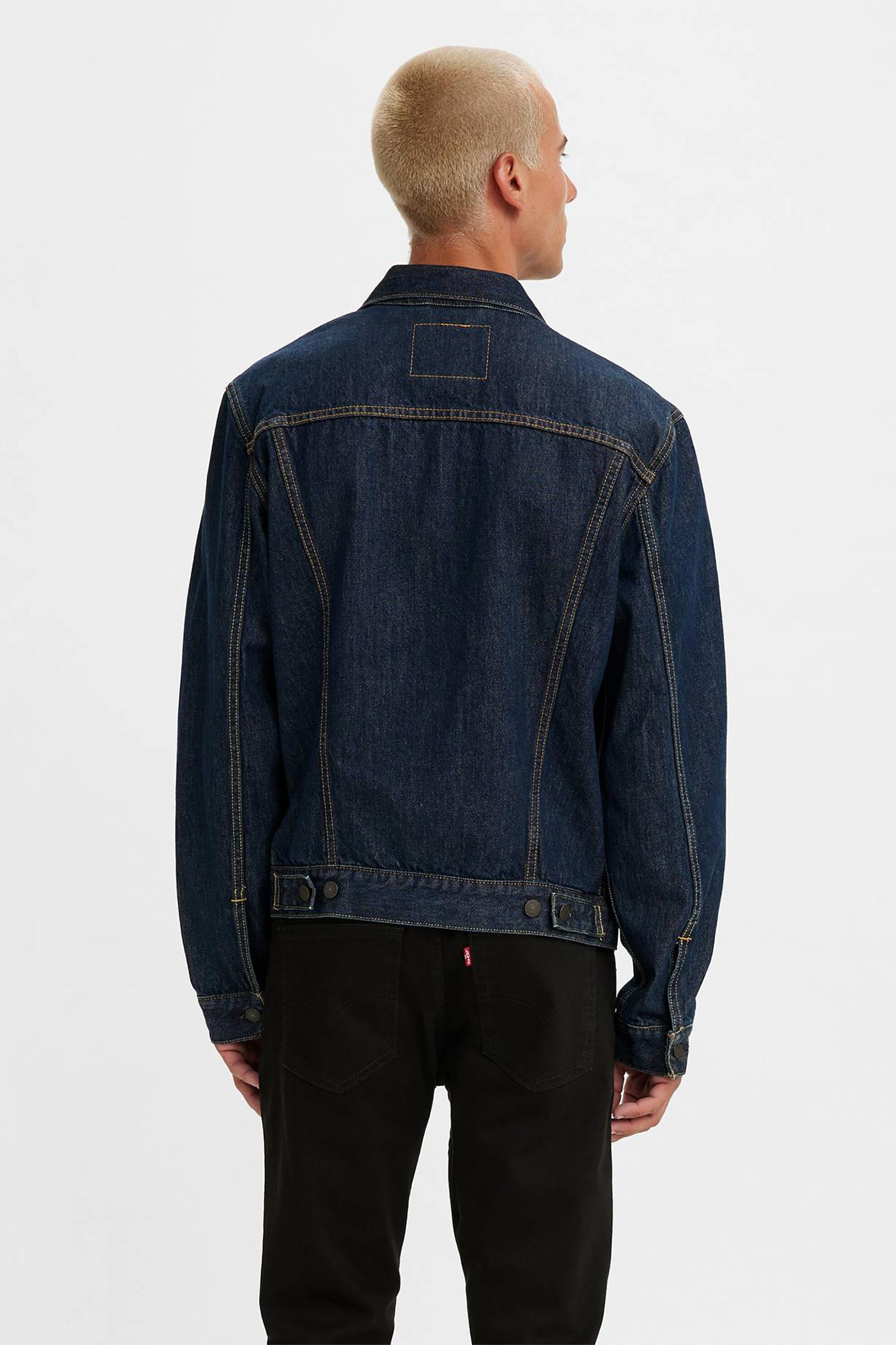 Levi's® ανδρικό denim jacket Rockridge Standard Fit "Trucker" - 723340557 Denim Blue Σκούρο φωτογραφία