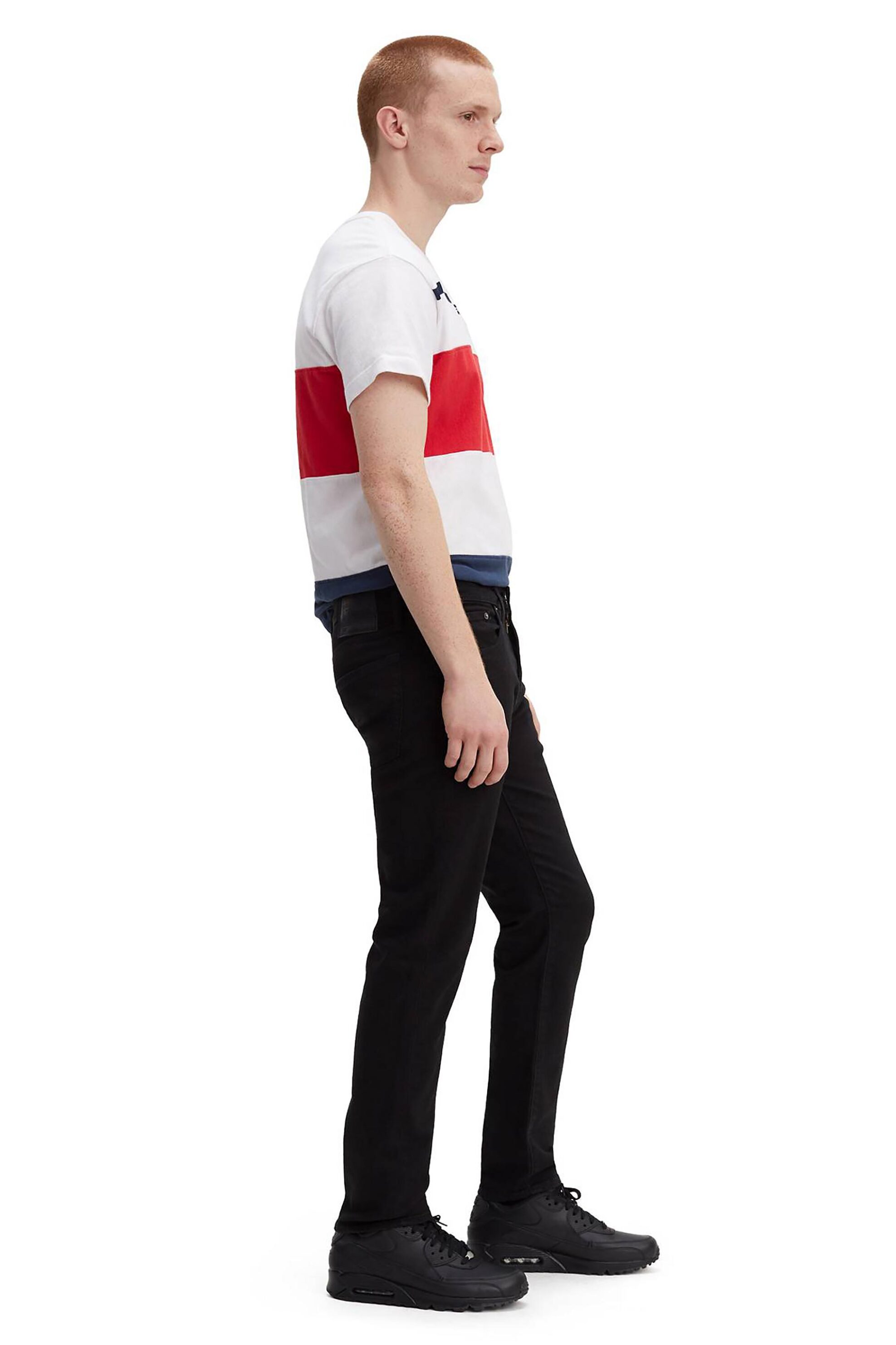 Levi's® ανδρικό τζιν παντελόνι πεντάτσεπο Nightshine Regular Tapered Fit "502®" - 295070031-** Μαύρο φωτογραφία