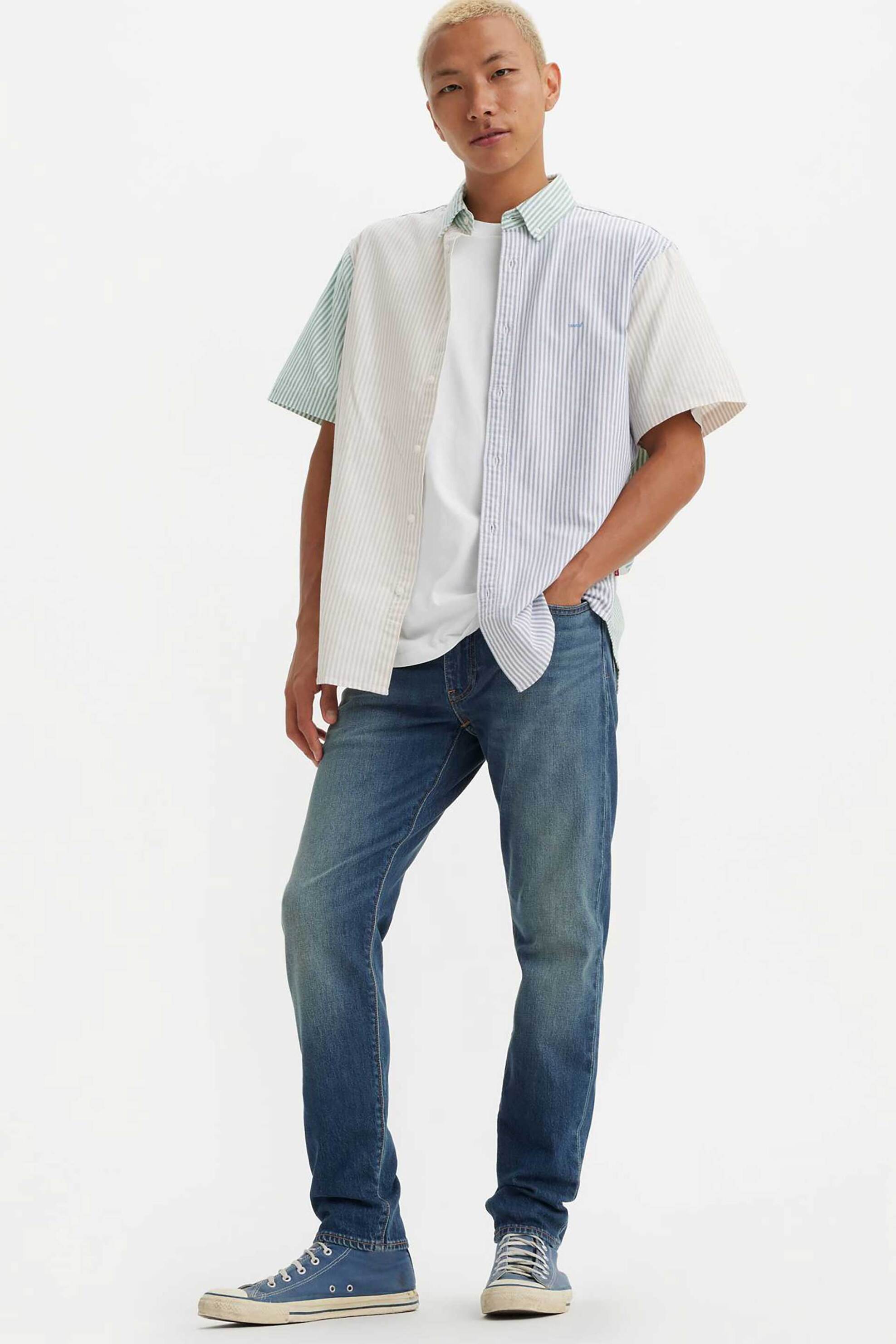 Levi's® ανδρικό τζιν παντελόνι πεντάτσεπο Slim Fit ''512™'' - 288331292 Denim Blue