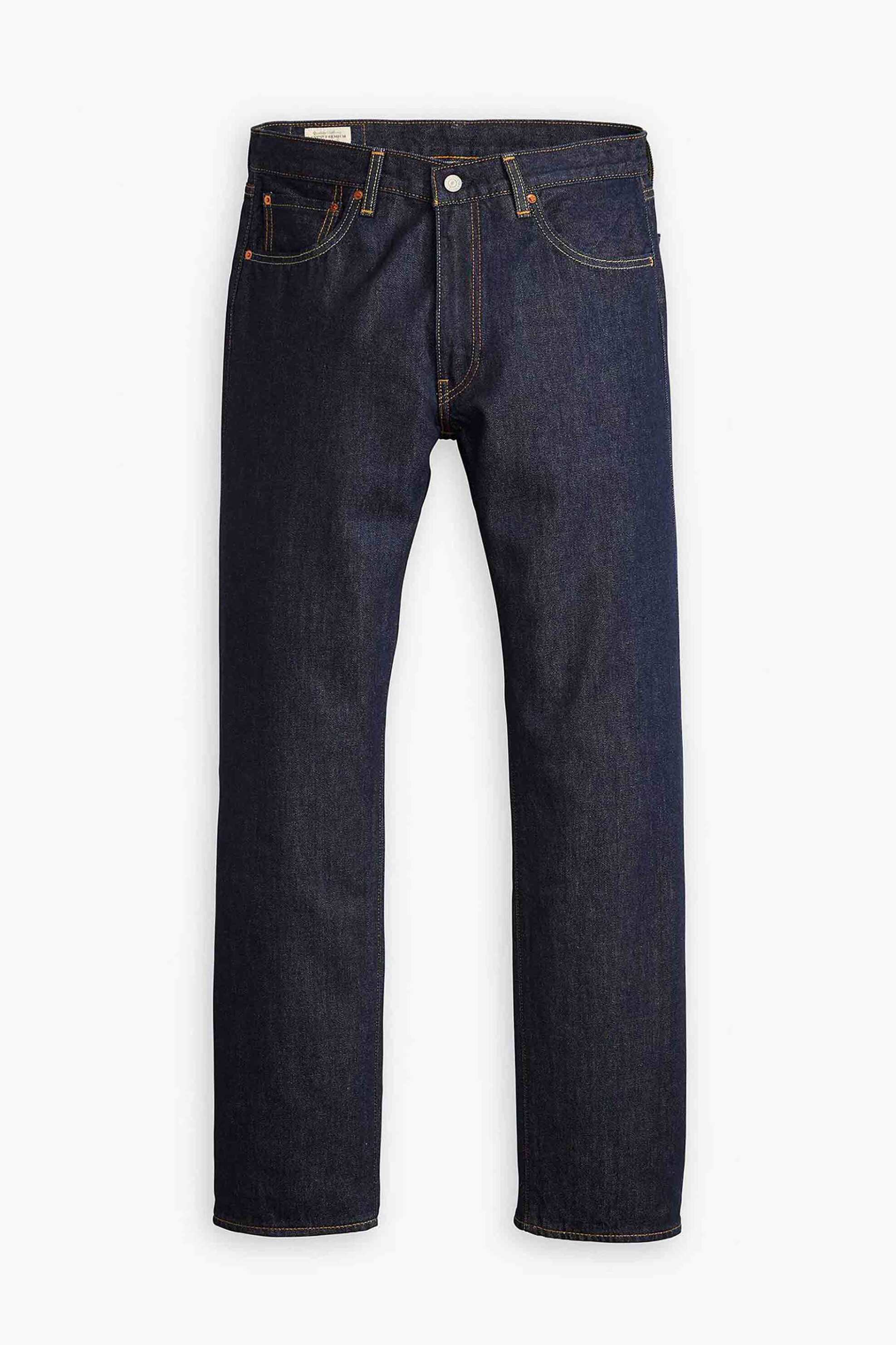 Levi&Apos S Ανδρικό Τζιν Παντελόνι Πεντάτσεπο Relaxed Straight Fit 555 - 000Lo0000 Denim Blue Σκούρο