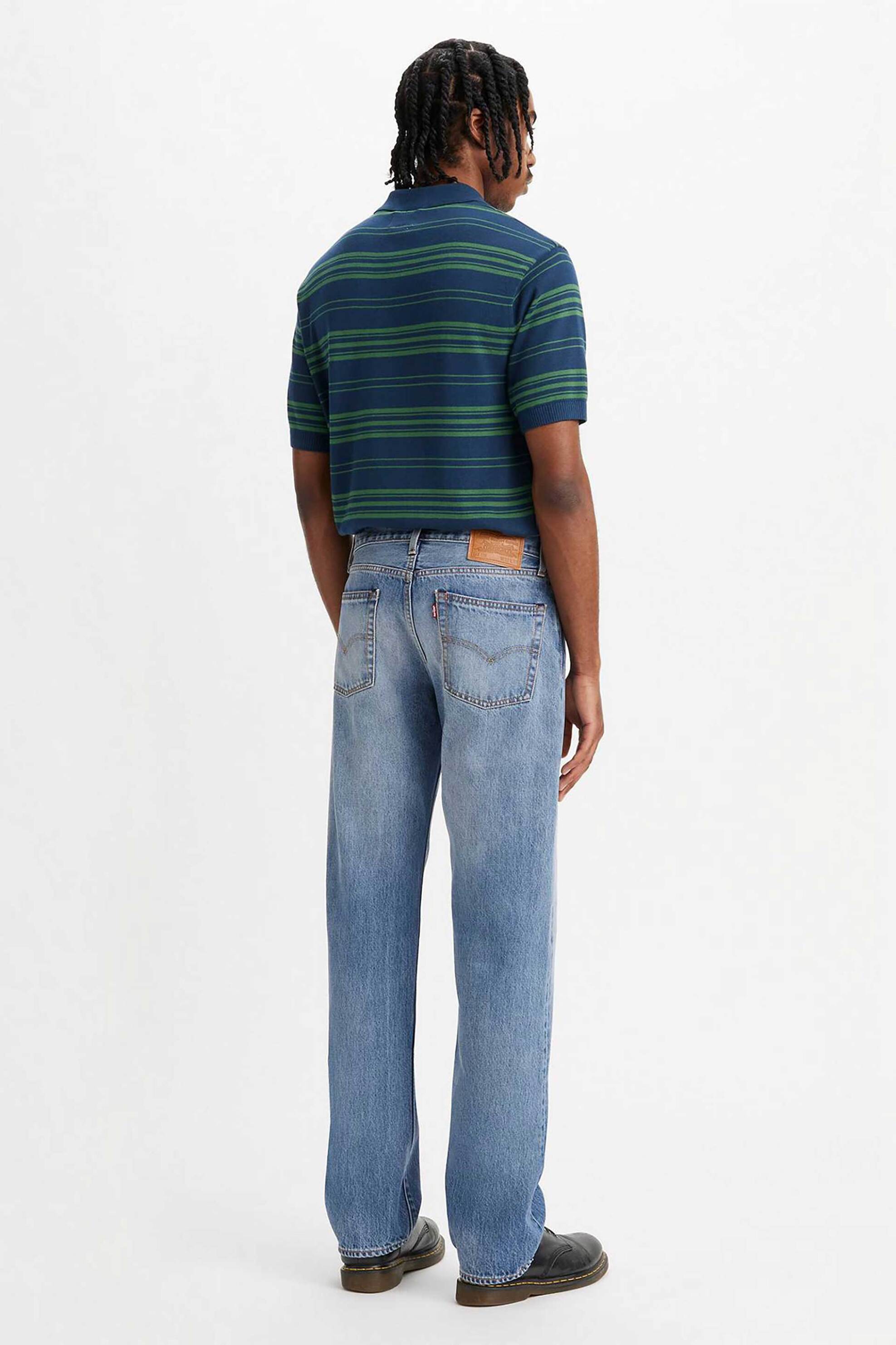 Levi's® ανδρικό τζιν παντελόνι πεντάτσεπο Relaxed Fit ''555™'' - 000LO0004 Denim Blue Ανοιχτό φωτογραφία