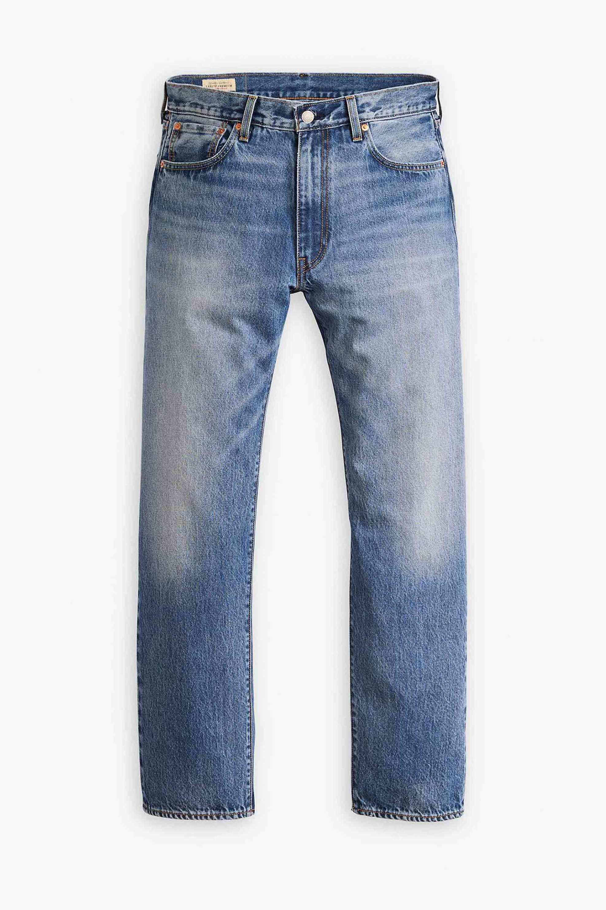 Levi's® ανδρικό τζιν παντελόνι πεντάτσεπο Relaxed Fit ''555™'' - 000LO0004 Denim Blue Ανοιχτό φωτογραφία