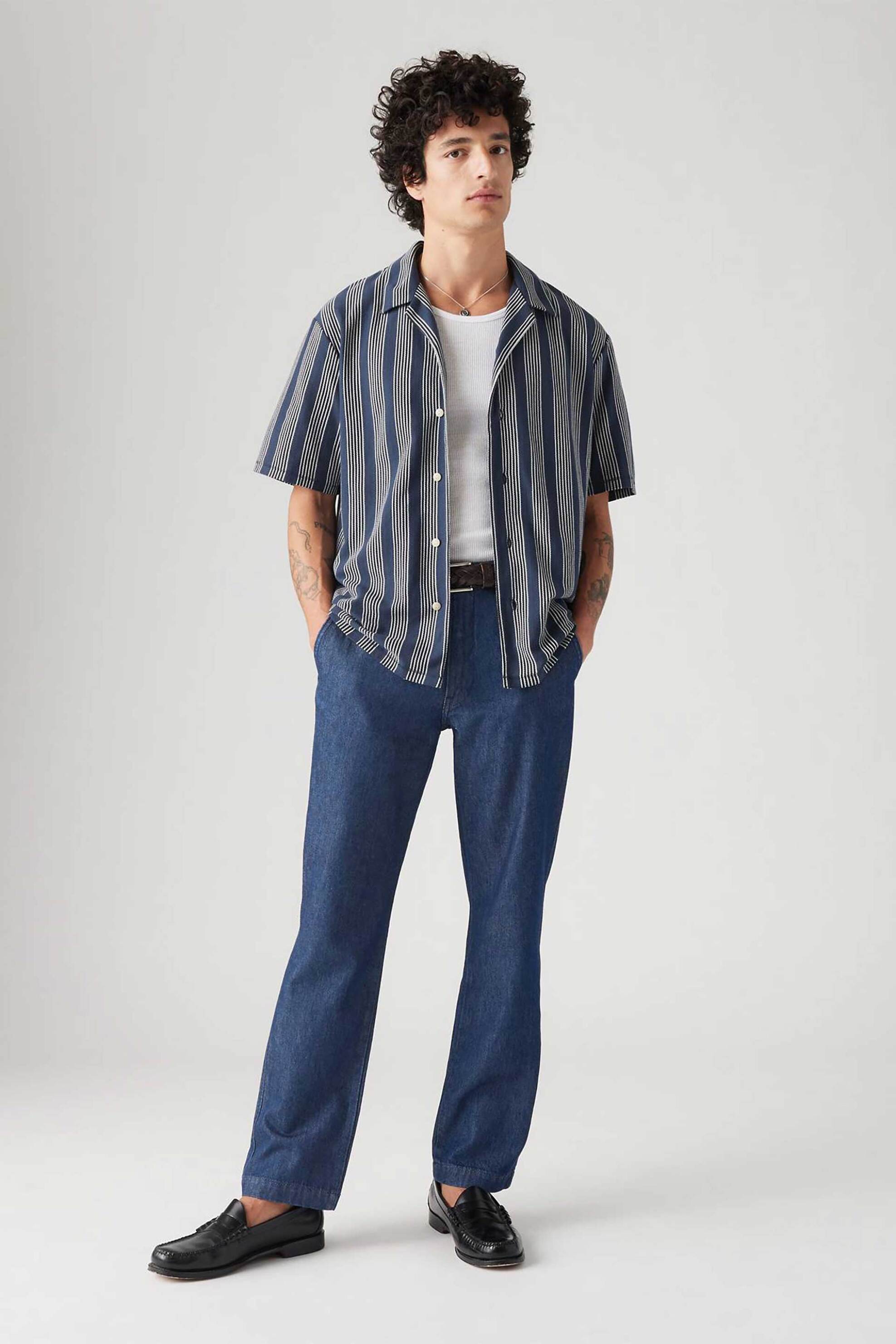 Levi's® ανδρικό chino παντελόνι Regular Fit - A57530028 Denim Blue Σκούρο